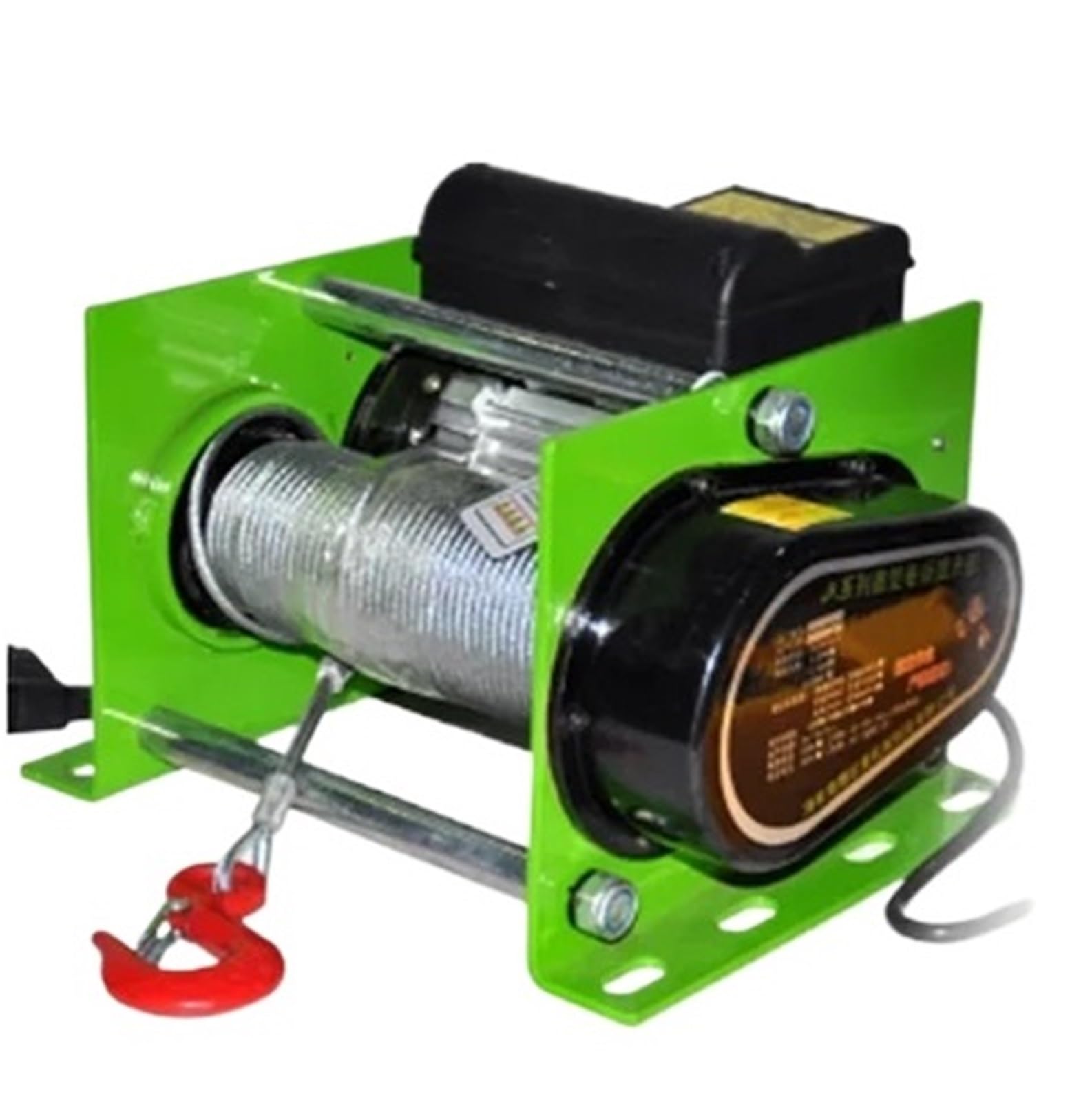 Wciągnik łańcuchowy Wciągnik elektryczny linowy 220 V Mikro wciągarka elektryczna 400-1000 KG 30-100 m(1000KG - 60m)