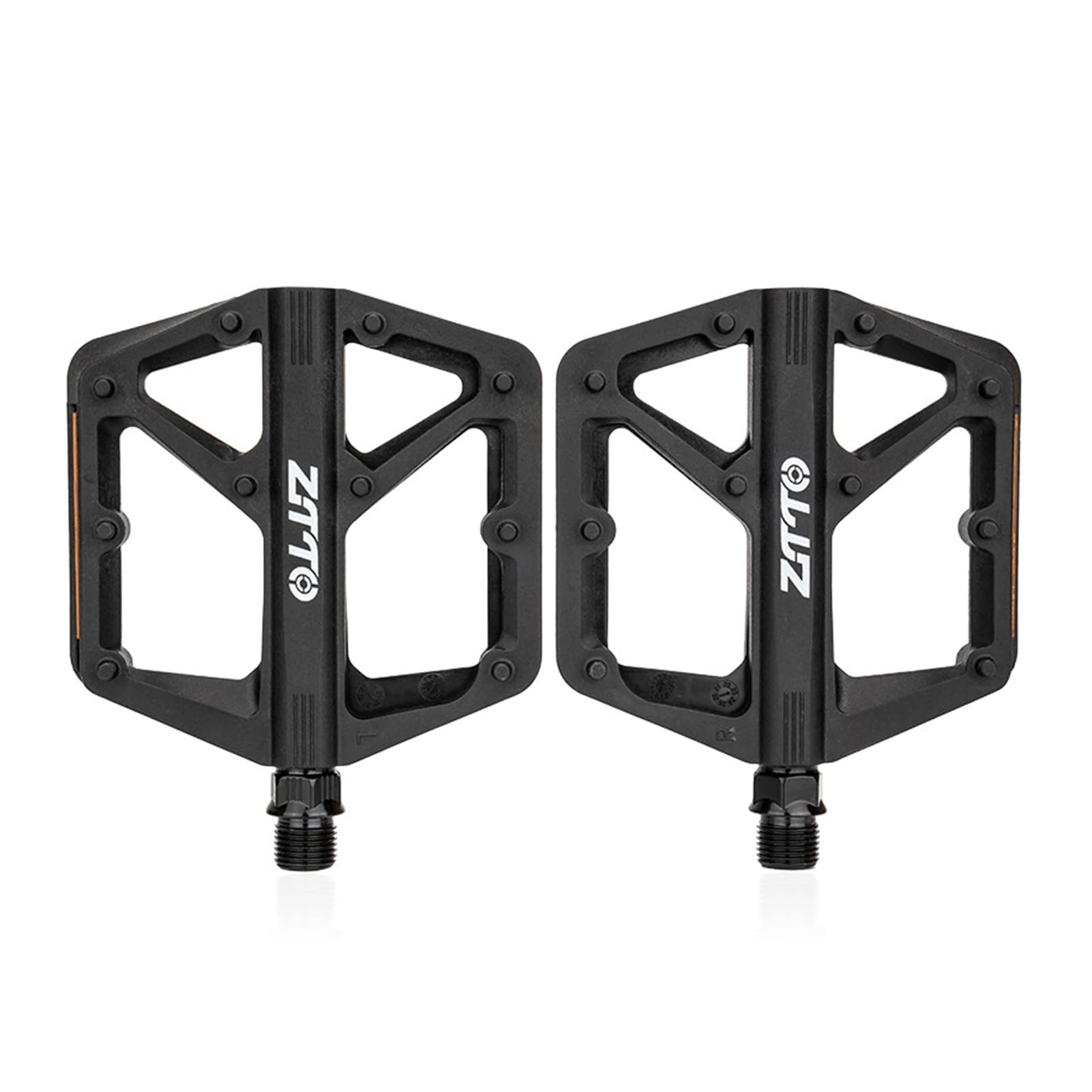 Aomiun Mountain Bike Pedals, Bike Hybrid Pedals for 9/16 inch for Bicycle with Wrench (Black)