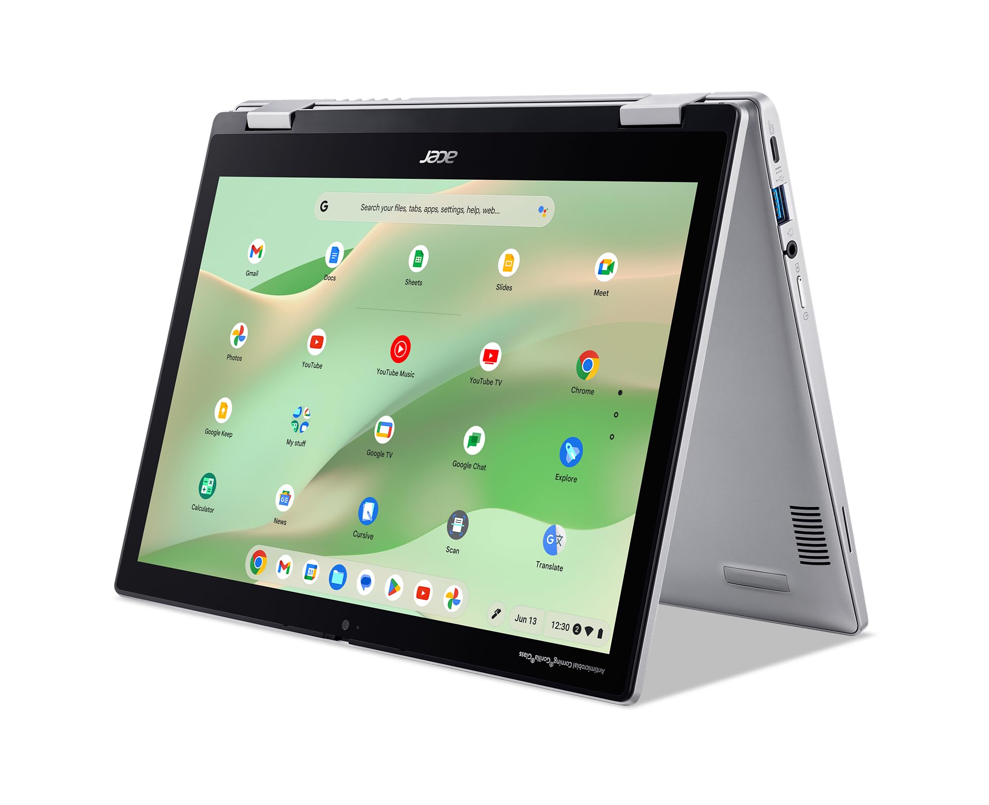 acer Chromebook Spin 312 CP312-1HN-34Z7 - Computer portatile convertibile Intel Core i3-N305 da 12,2" WUXGA IPS Corning Gorilla Glass Touch Display | 8GB LPDDR5 | 128GB eMMC | Wi-Fi 6E | Webcam Full