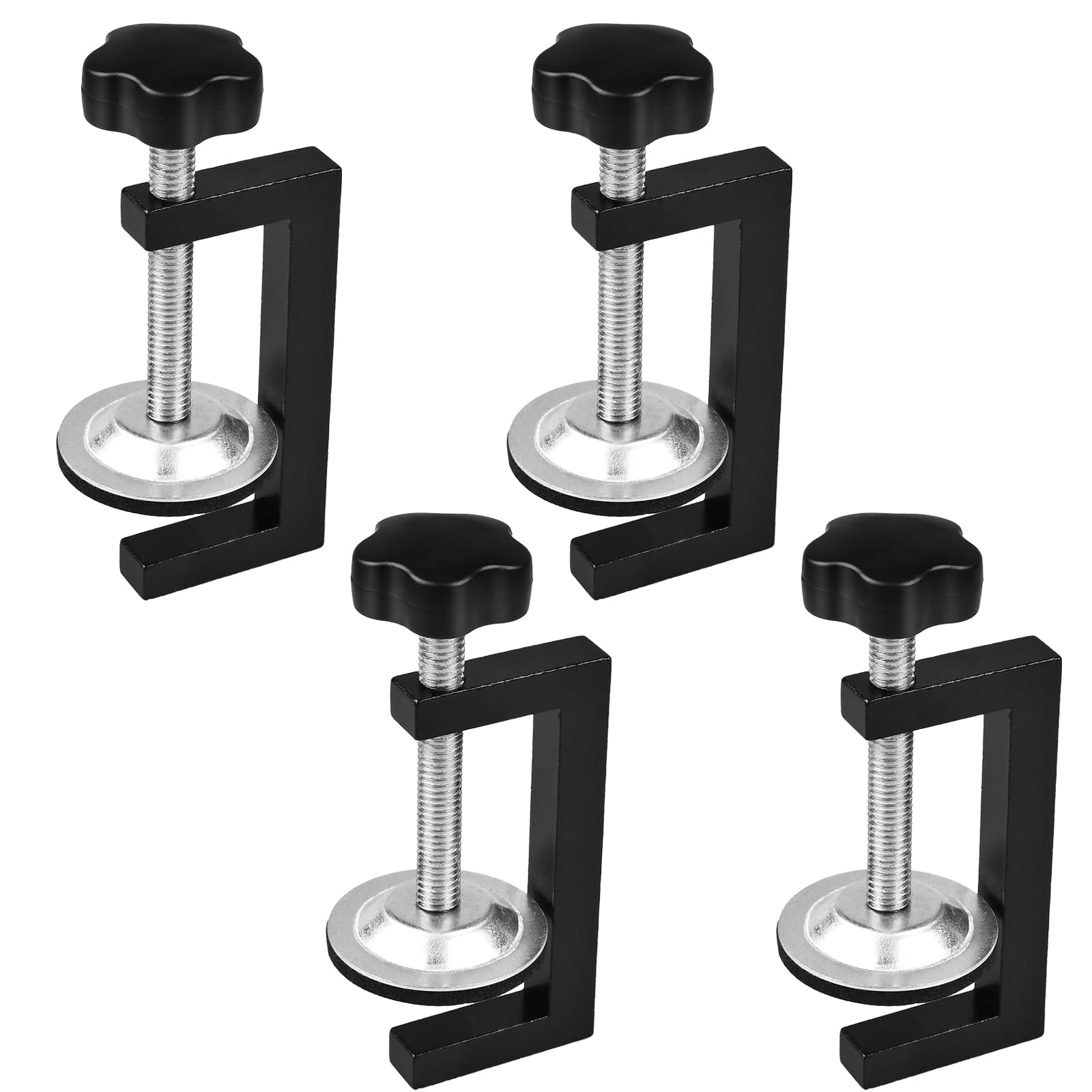 C Clamp Heavy Duty 2 Inch Small C-Clamp Set Aluminum Alloy G Clamp Cabinet Clamps for Woodworking,Assembly,Gluing and Welding(4Pcs)