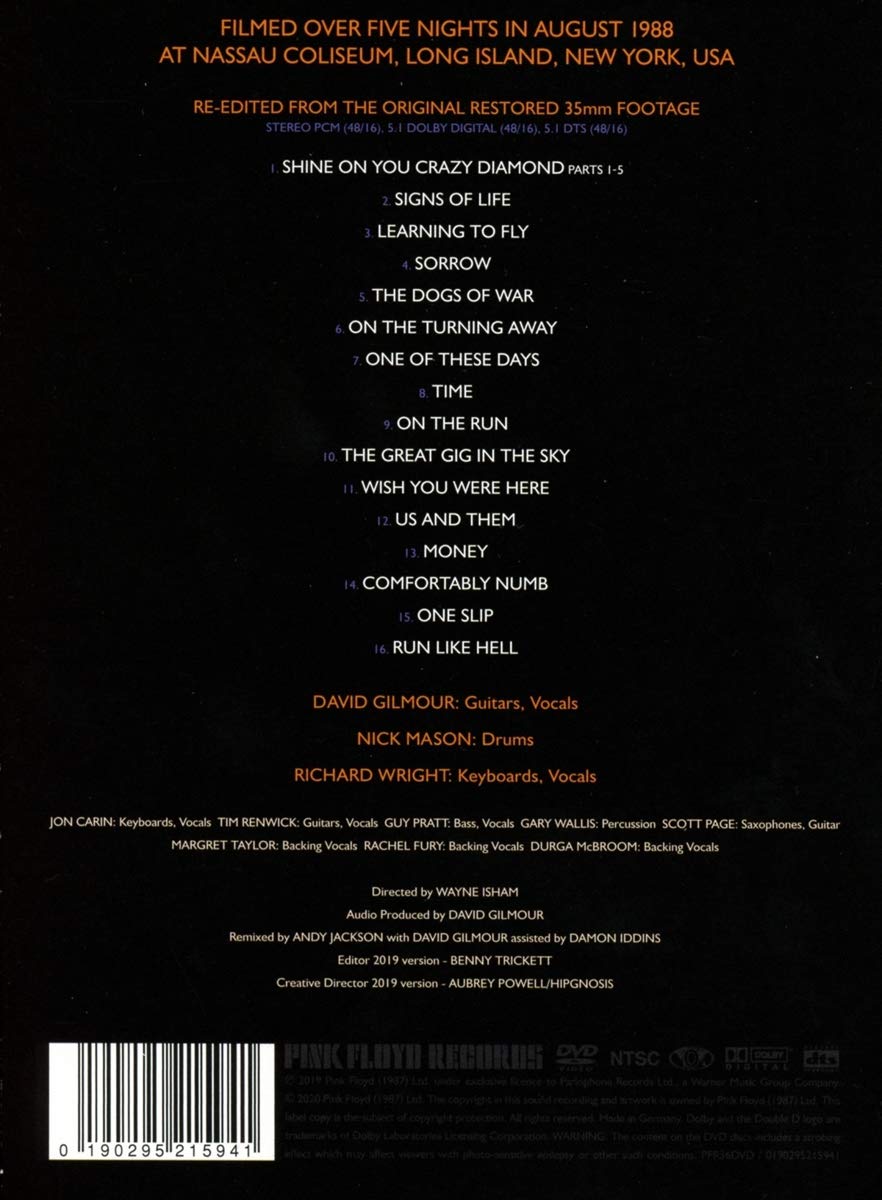 Delicate Sound Of Thunder (Dvd Digipack + Booklet 24 Pagine)