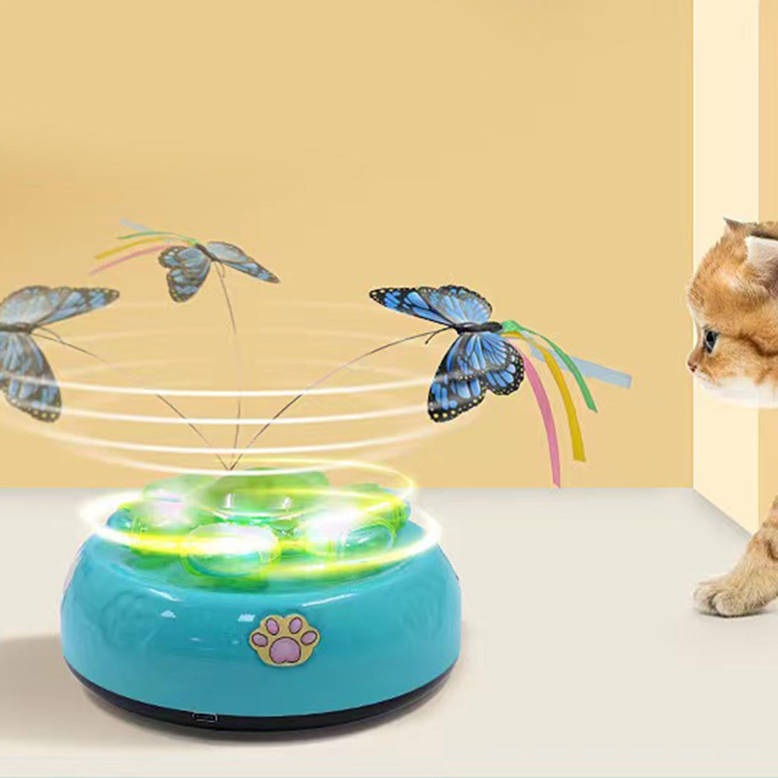 ALL FOR PAWS 3-in-1 interactief kattenvlinder