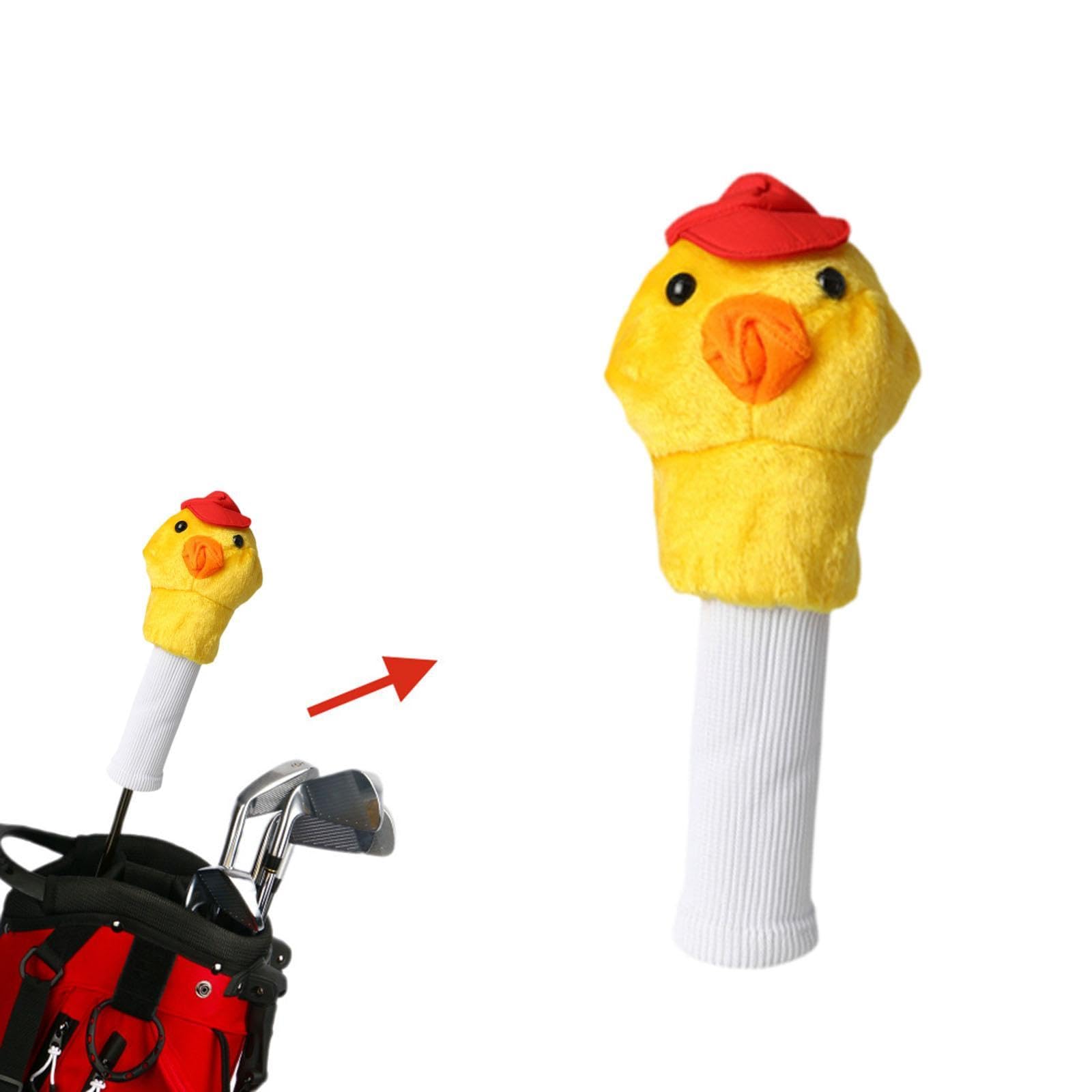 Funda Protectora de Peluche con Forma de para Madera de Calle, Funda Protectora Adorable para La Cabeza del Palo de Golf, Ideal para de Go