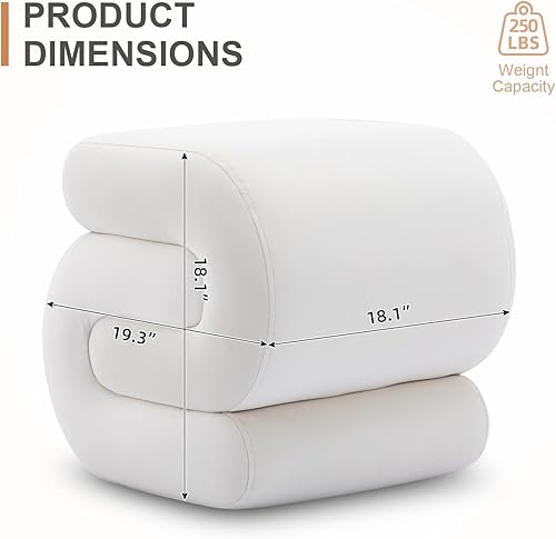 Miniatura 9 de Reposapiés moderno, tocador en forma de S, reposapiés acolchado, dormitorio, silla de maquillaje, asientos cómodos para sala de estar y entrada