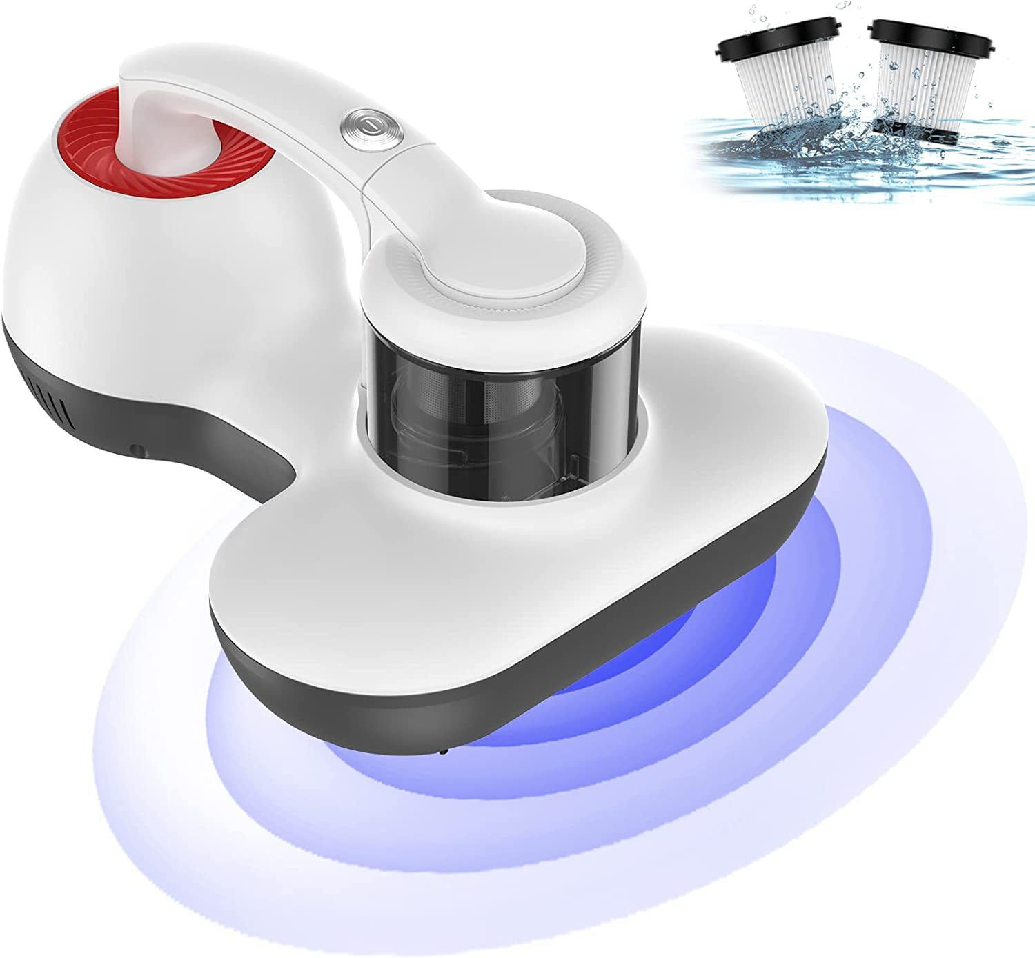 Mattress Vacuum Cleaner, UV Bed Vacuum Cleaner,Handheld Vacuum Cleaner 2022 Upgraded 12KPa Powerful Suction deep Cleaning for Bed Sheet Pillow