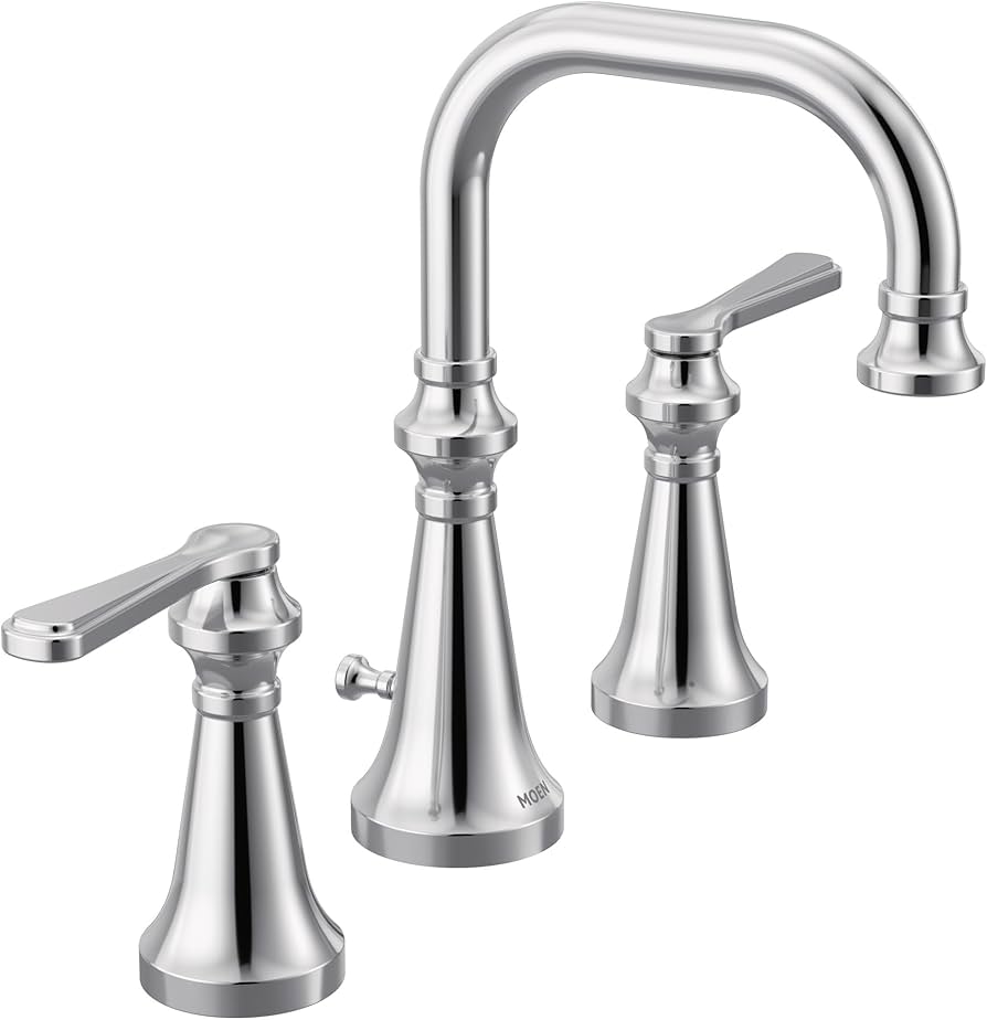Moen TS44102 Colinet Traditional Two-Handle Widespread High-Arc