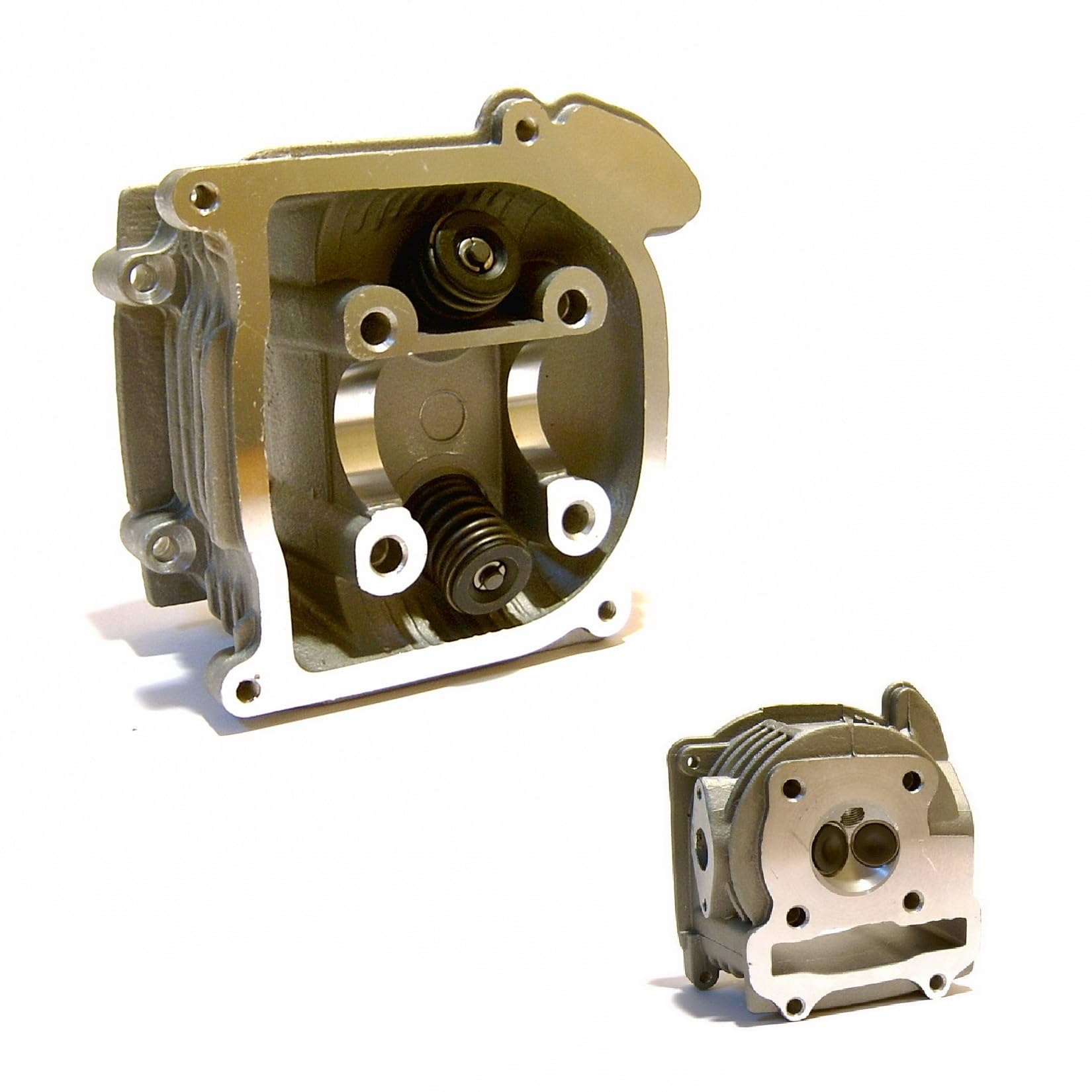 ZYLINDER KOPF 50ccm Ø39mm KOMPLETT MONTIERT * 69mm (lange) VENTILE für 4-TAKT 139QMA / 139QMB GY6 Motoren CHINA ROLLER 50