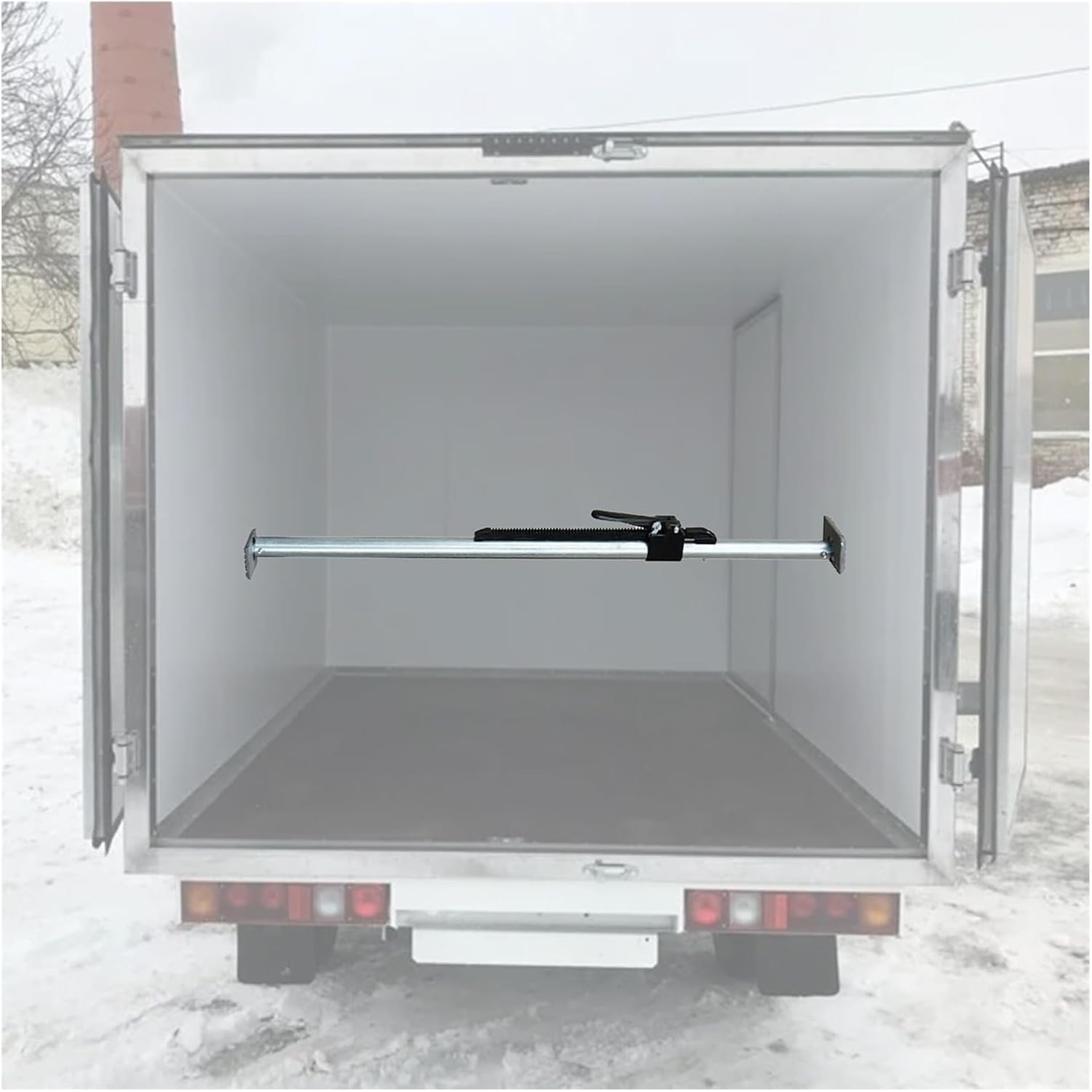 Adjustable Cargo Stabilizer Bar - Heavy-Duty 881.8 lbs Capacity Truck Ratcheting Bar for Secure Transport of Heavy Items in Vans, Cars & Trailers (4.3-5.5ft)