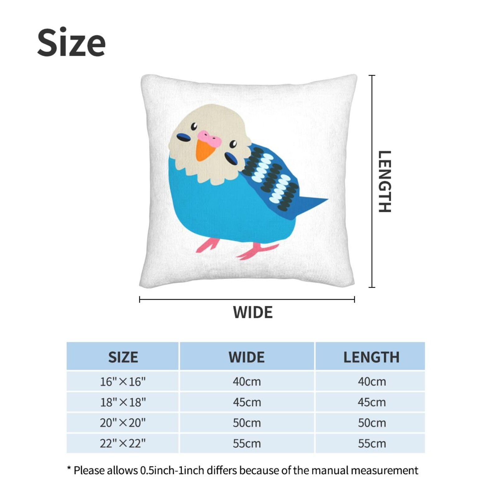 Amazon.co.jp: Chioee クッションカバー 2枚セット セキセイインコ