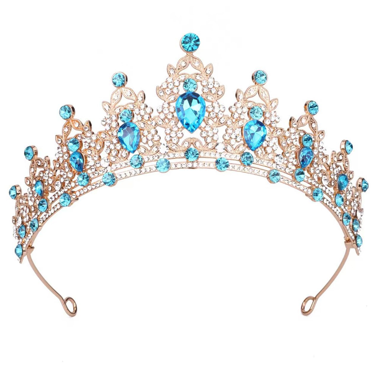 New women crown tiara Bridal Bridesmaid crystal headpiece birthday