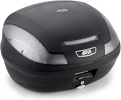 Bau Bauleto Moto Monolock E470n Simply 47 Litros - Givi Fumê