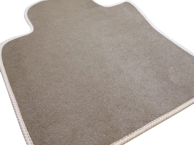 Velours deurmat automat velours mat voor Citroen C1 I Bj. 2005 - 2014 pasvorm nieuw STD Beige LP ronde bevestigingen