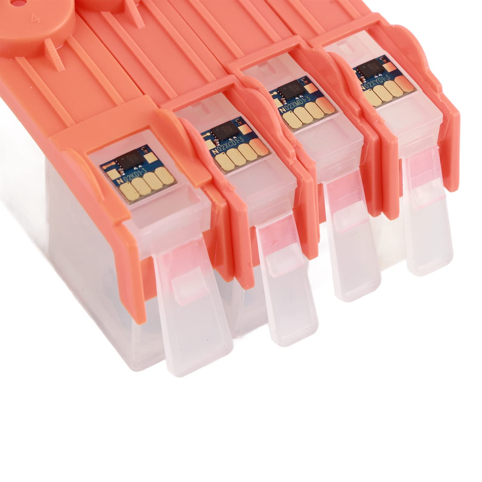 plplaaoo Kit de Recarga de Repuesto de Cartucho de Tinta, Chip Permanente, 4 Colores, Negro, Azul, Magenta, Amarillo, para Impresora Officejet, impresión de Fotos y Documentos (CV 904)