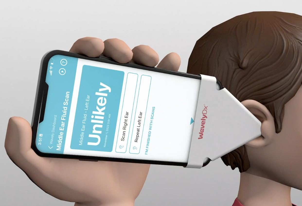 Scan-Ready Ear Infection Test Tips Check at Home Tips Power The WavelyDx Ear Check App 6 iOS-Compatible Scan