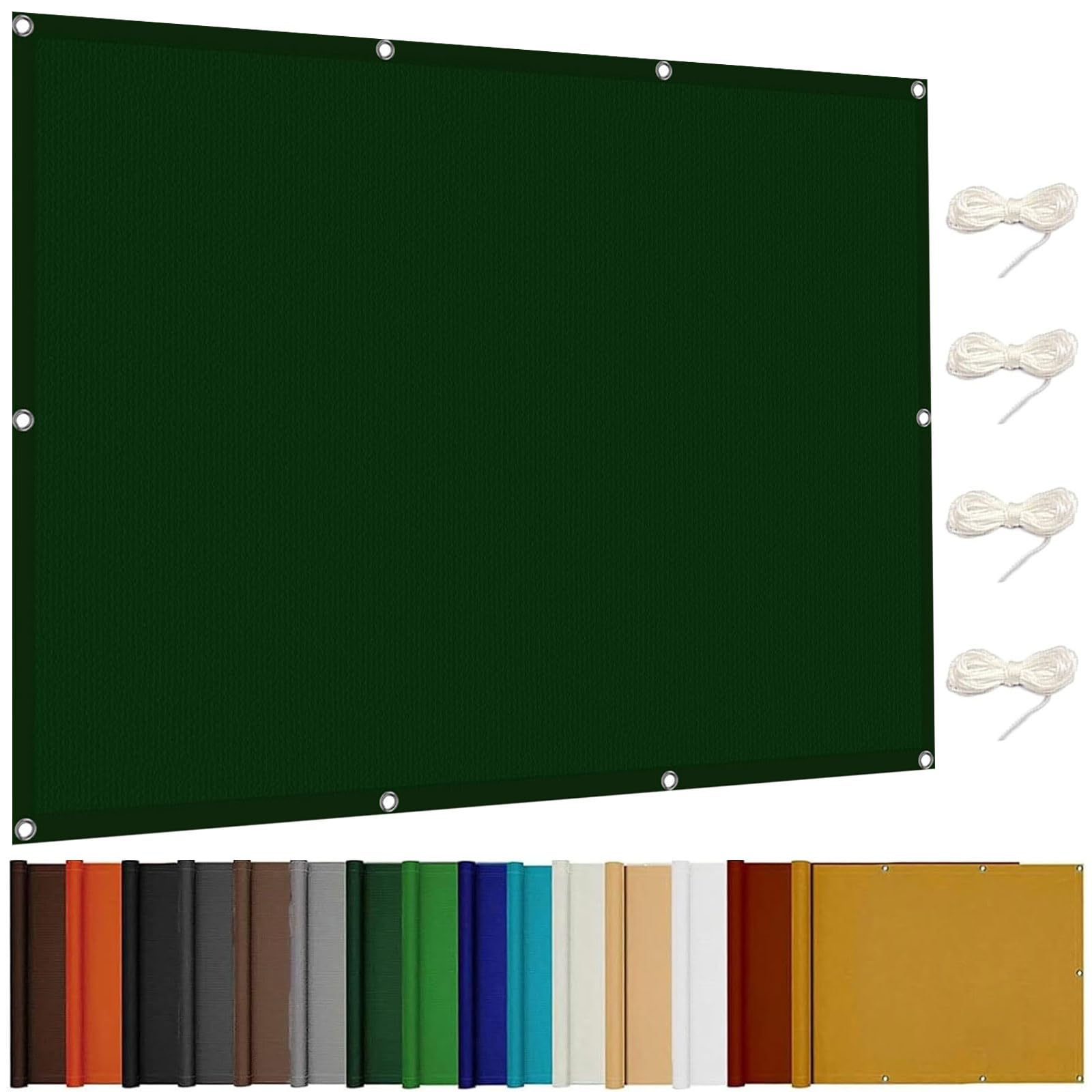 Voile d'ombrage 1x5.2 m anti-UV pour éliminer la chaleur sur la terrasse