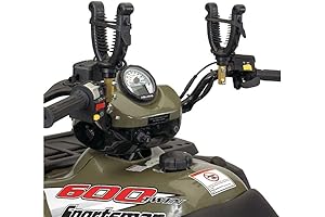 Handlebar Mounted Gun, Bow, and Utility 4-Wheeler Rack