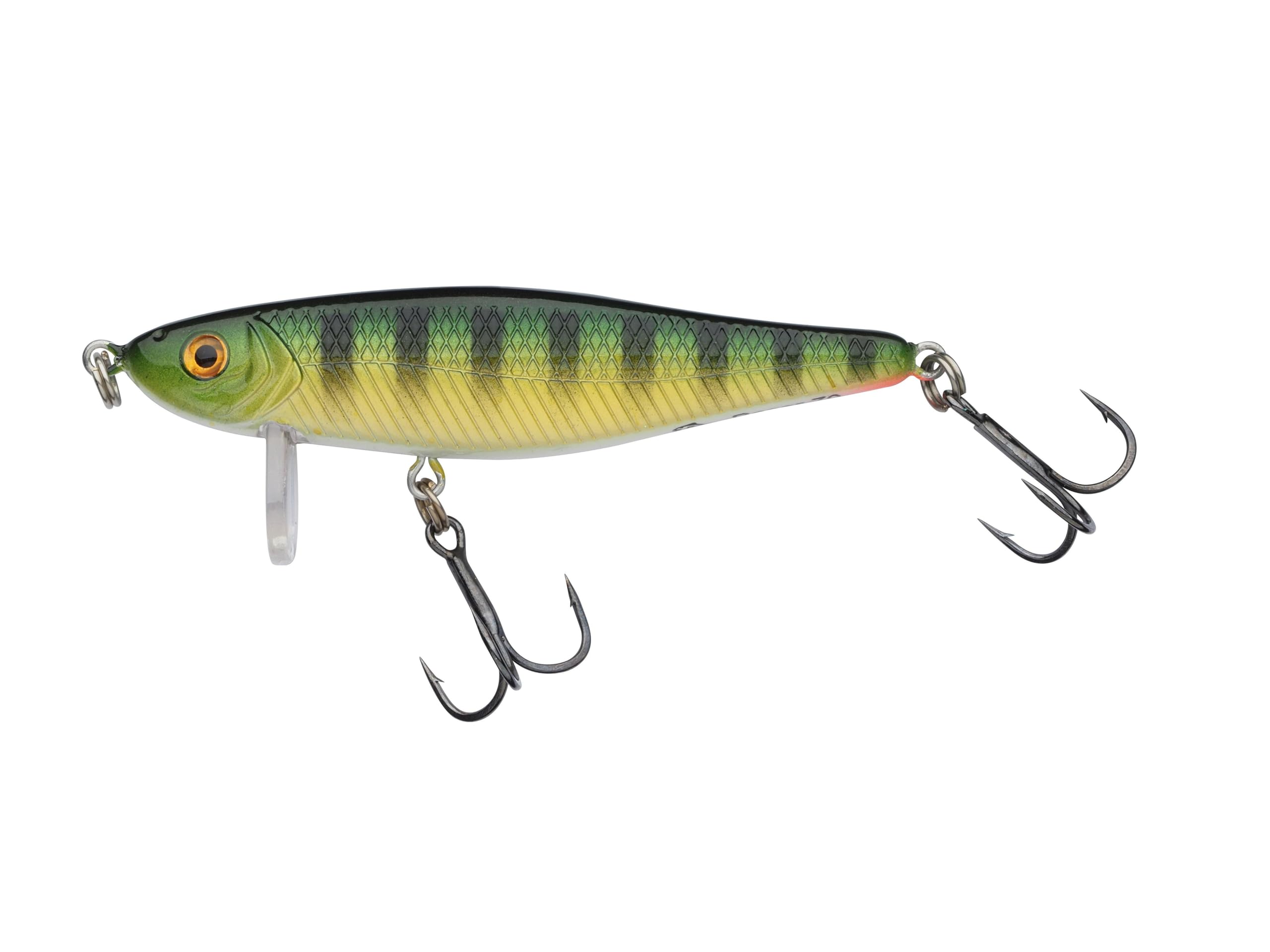 Berkley Pulse Racer Crankbait | High-Speed Floating Lure with Tight Wobble for Perch, Pike & Zander | Realistic Freshwater Hard Bait with Rattle & Treble Hooks | Ideal for Power Fishing |7cm, Perch
