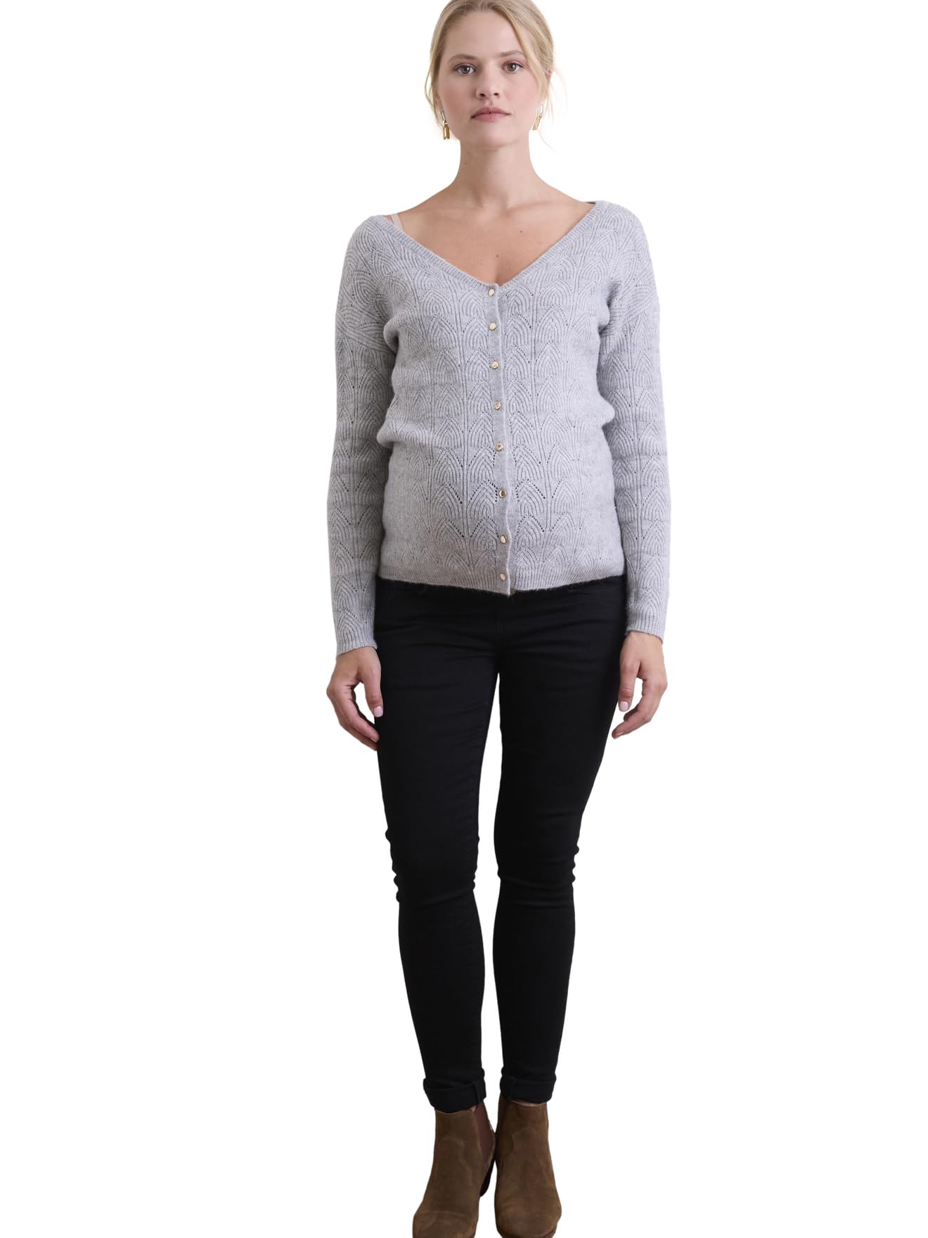Vertbaudet Umstands-Jeans mit WATERLESS-Denim, Skinny-Fit, Bundweite verstellbar Basic