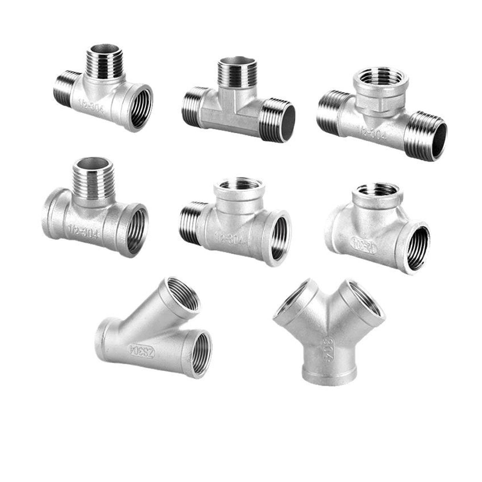 1 pezzo T 3 vie inox 304 raccordo