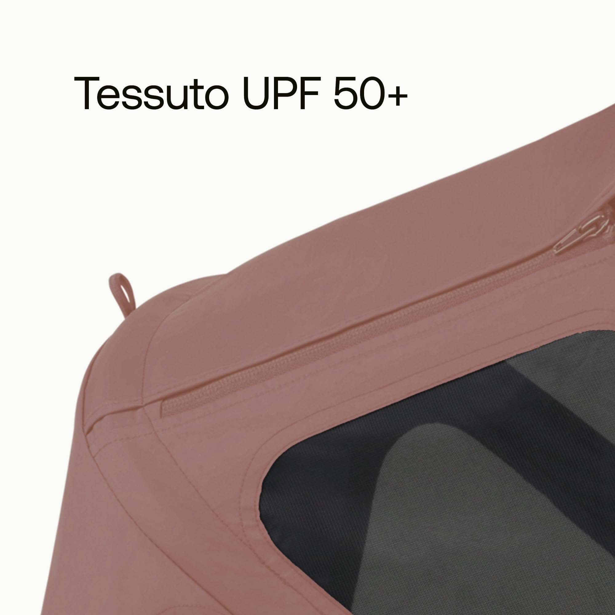 Bugaboo Donkey Cappottina Breezy, Estensibile per una maggiore copertura e una Protezione Solare ottimale, Resistente all'Acqua, Compatibile Con Tutti i Passeggini Donkey, Dusty Pink