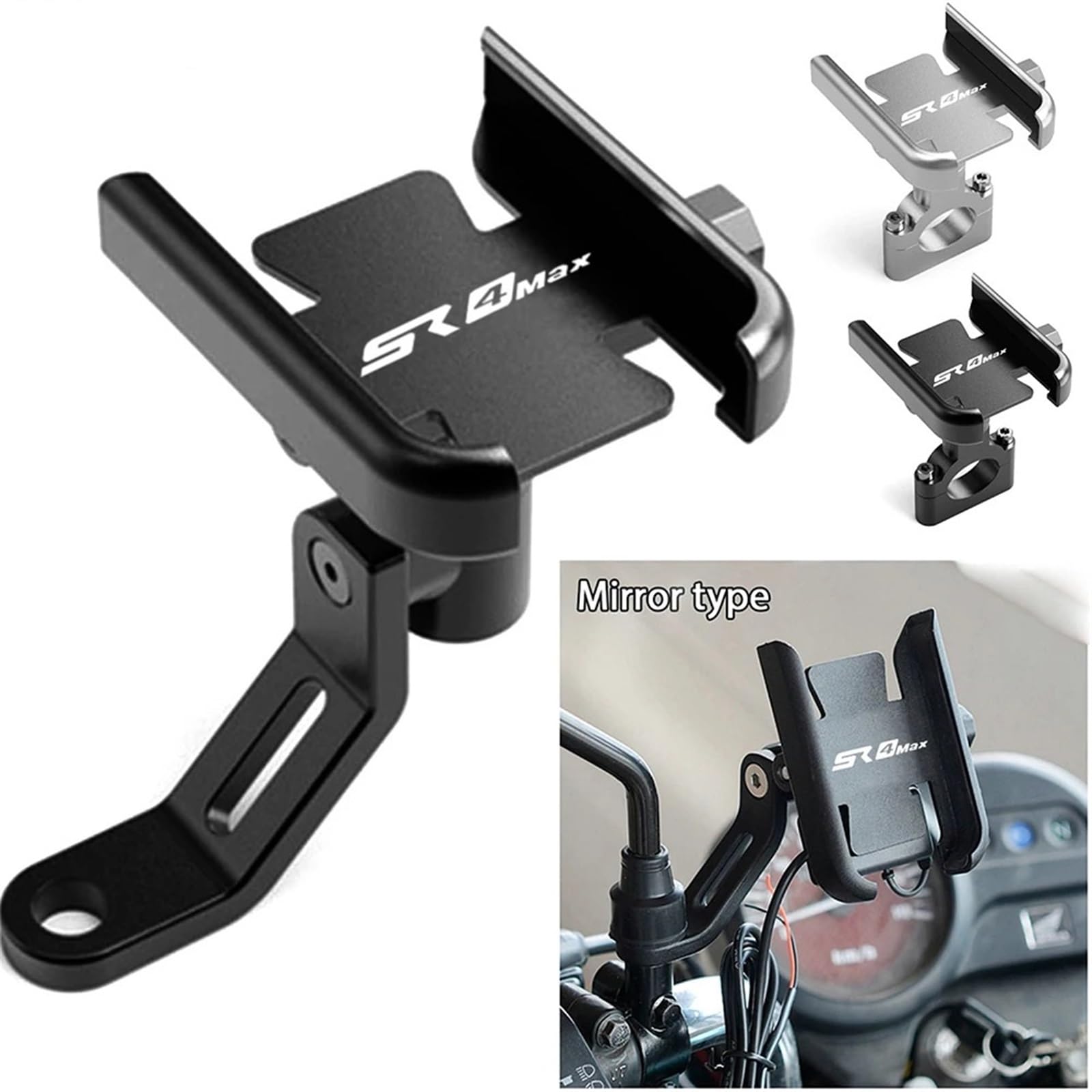 ZEEGII Handyhalterung Für Loncin VOGE SR4 MAX - Vibrationsgedämpft