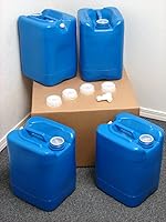 Vista 9 de API Kirk Containers 5 Gallon Samson Stackers, Blue, 4 Pack (20 Gallons), Emergency Water Storage Kit - New! - Clean! - Boxed! - Kit Includes One