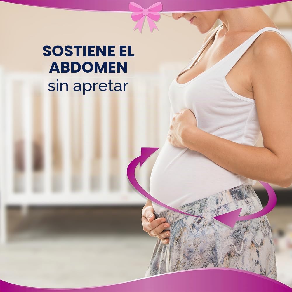 Lines Specialist Maternity - Braguitas absorbentes Lines Maternity Postparto con soporte del abdomen y absorción rápida para pérdidas postparto, talla L, paquete de 20 unidades