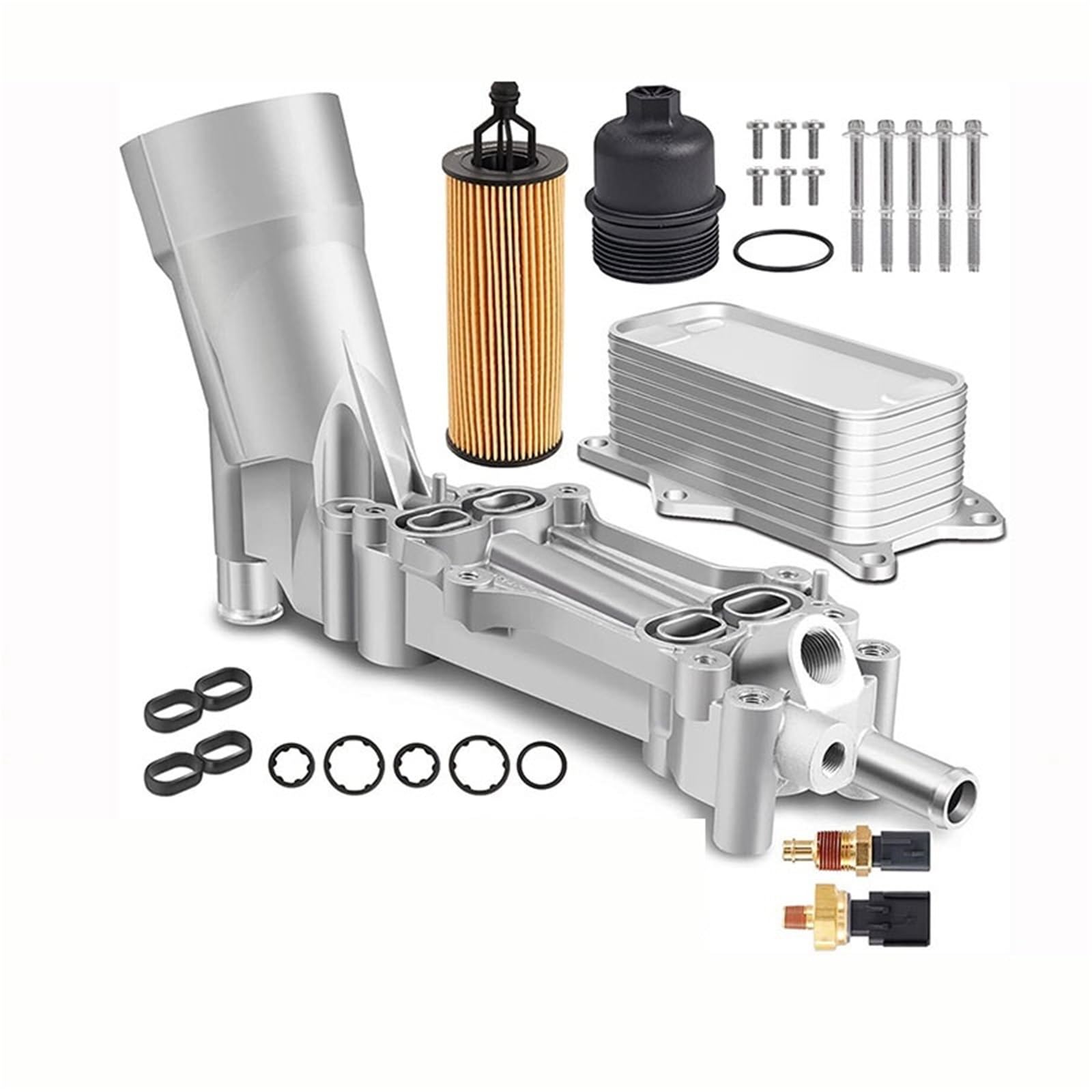Chłodnica oleju samochodowego Pasuje do Dodge Chrysler Ram pasuje ładowarki Cherokee 926-959 aluminiowy adapter filtra oleju obudowa silnika Płyta chłodząca
