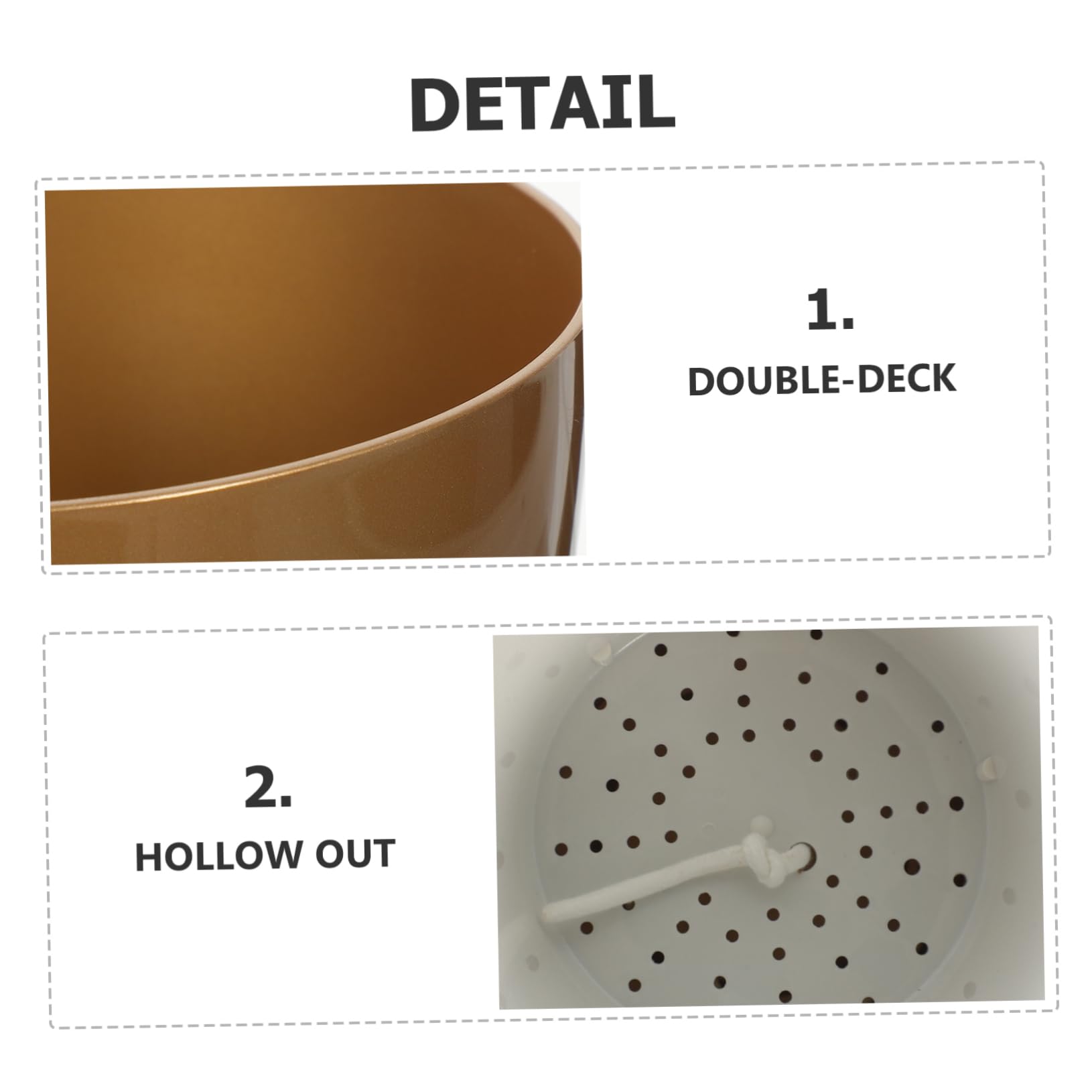 2pezzi Vaso Autoirrigante Plastica Portavaso Creativo Per Piante Con Di Riserva Design Chic Per Giardinaggio Casa Argento