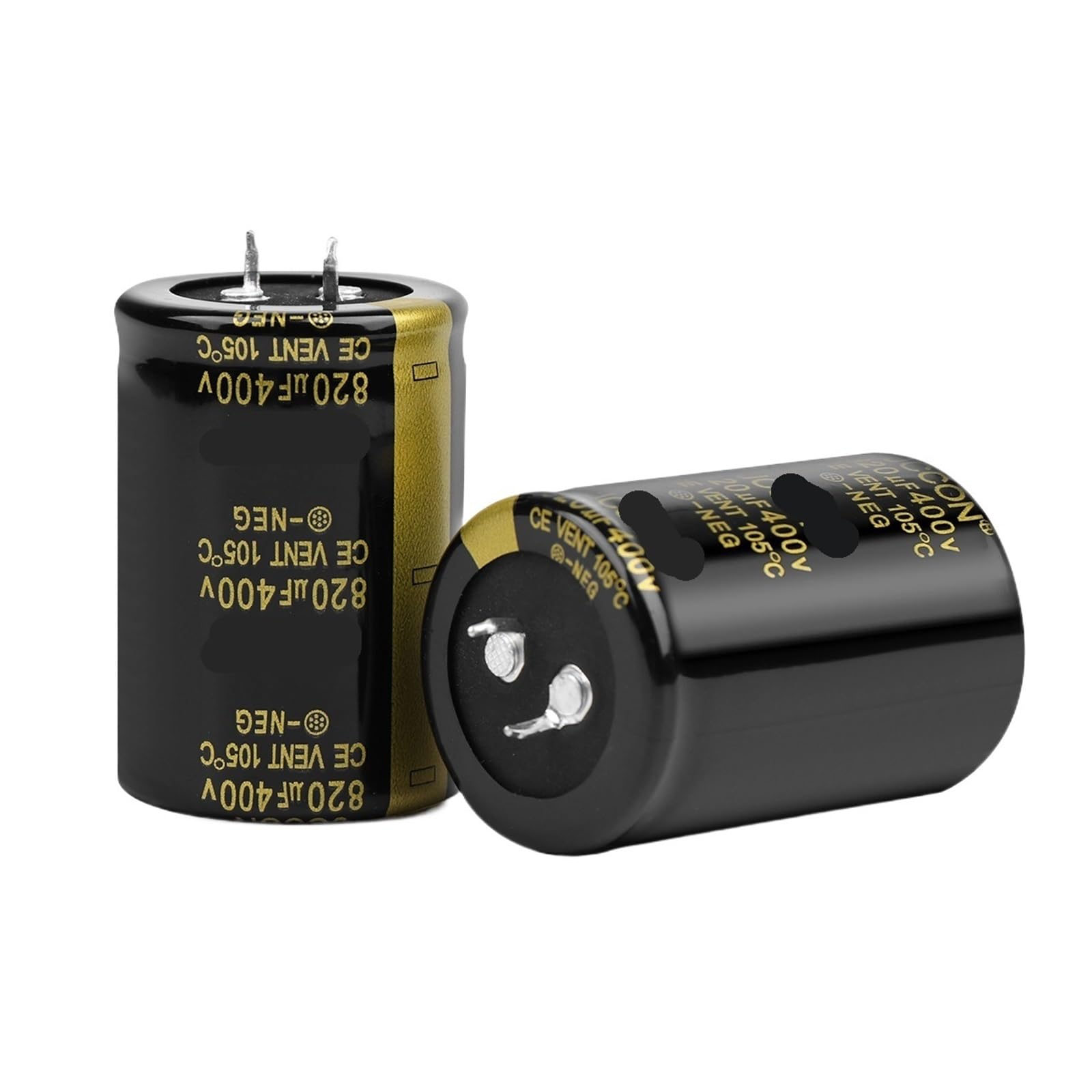 2 szt. 400 V pojemnościowy wzmacniacz pojemności elektrycznej 2000 godzin 105 ℃ do filtra/audio/klimatyzatora powietrza/HiFi/Power Capacitance MQXFCZUX(400V220UF 25x35)