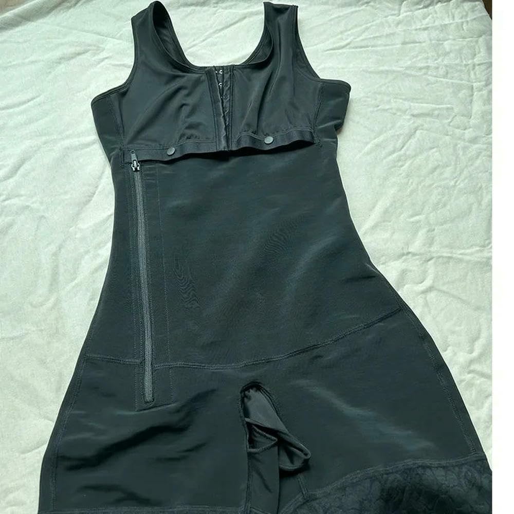 GLDFW Body modellante con cerniera laterale, corsetto con bustino e cinture, post parto, intimo modellante sottile