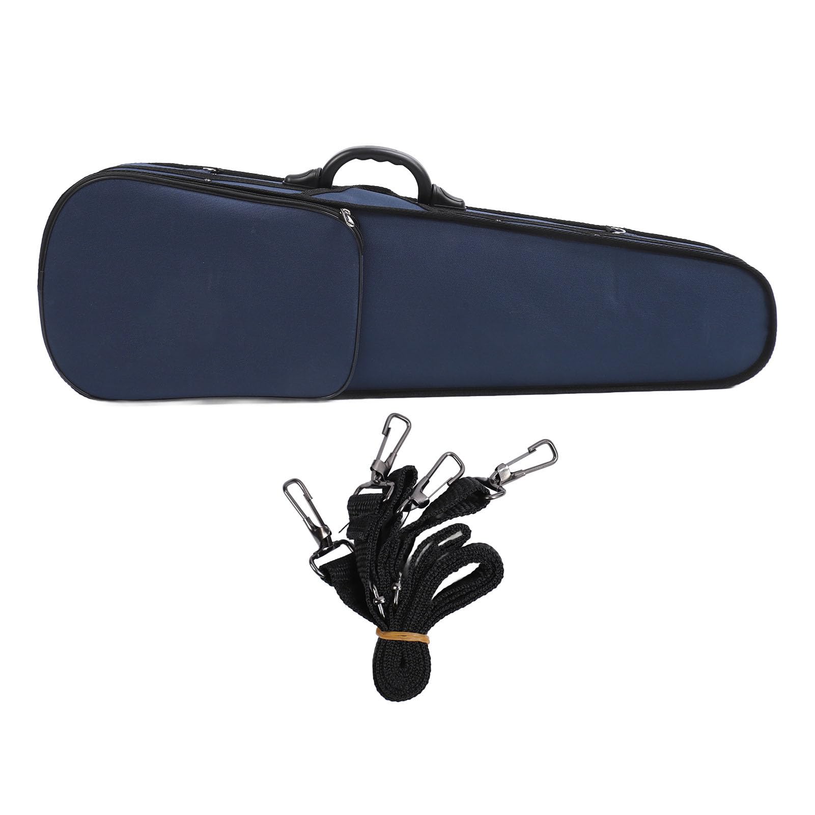 Jeffergarden Custodia per Violino Custodia Rigida in Tessuto Oxford Blu con Design a Sospensione Igrometro Borsa Portatile per Studenti Pendolarismo Viaggi di Pratica con Spallacci