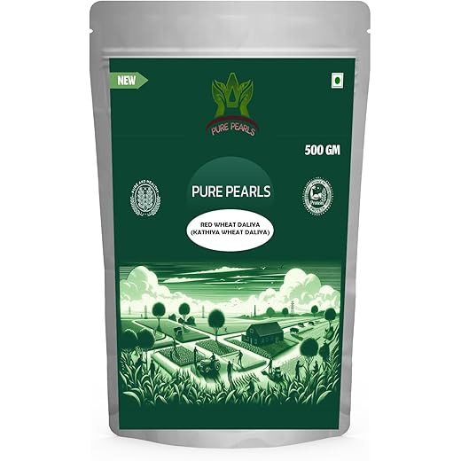 PUREPEARLS Wheat Daliya 500gm