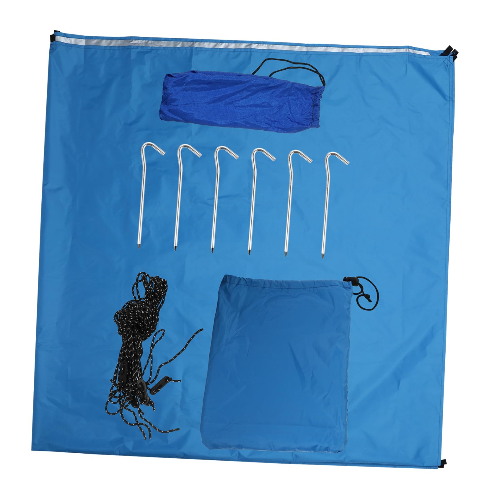 KOMBIUDA All-Purpose Waterproof Tent Tarp Sun Protection Rain Cover Camping Accessory