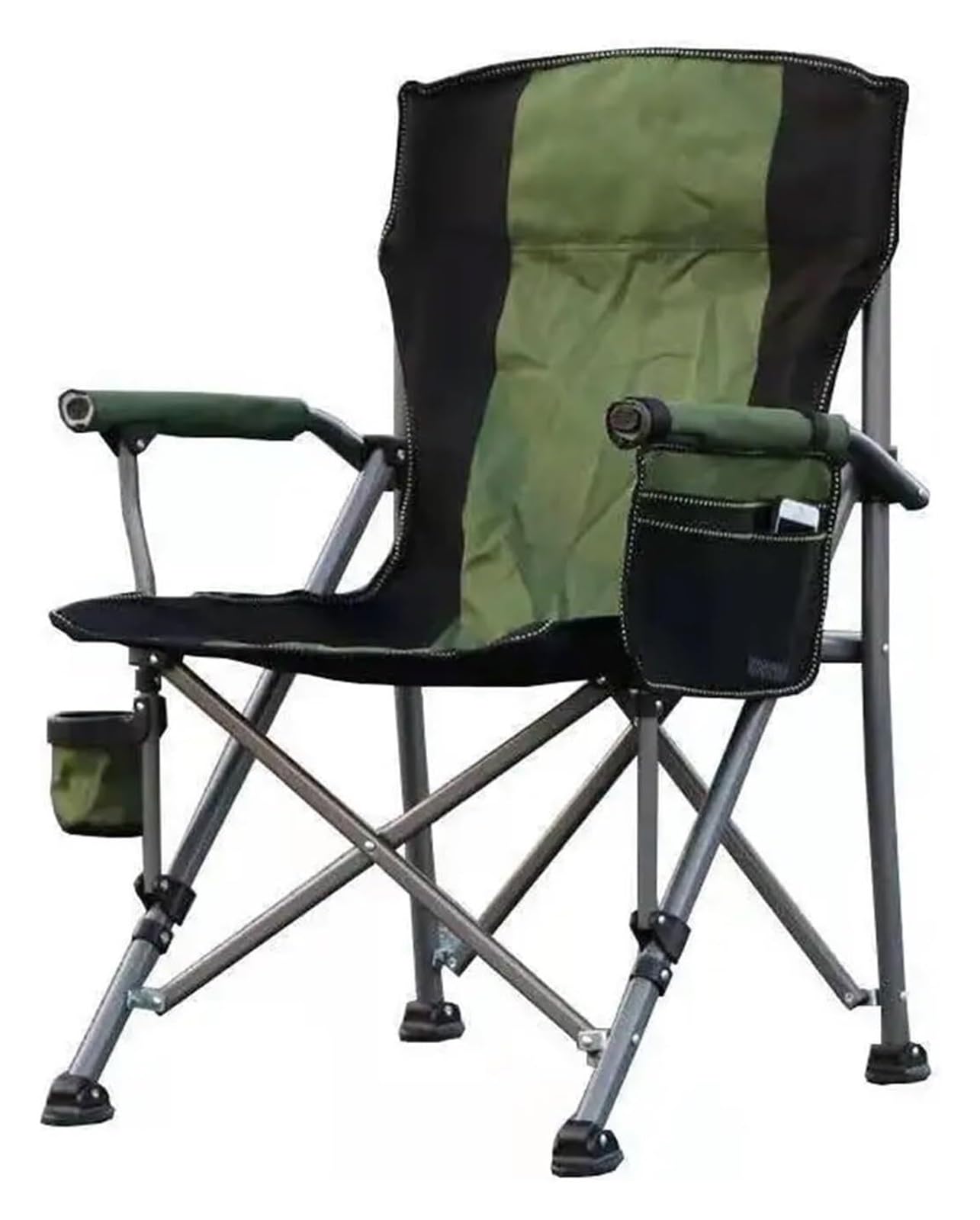 vfdaSWQQ Outdoor folding chair, Chair Foldable Stool Camping Muebles Outdoor Furniture Armchair Fishing(Green)
