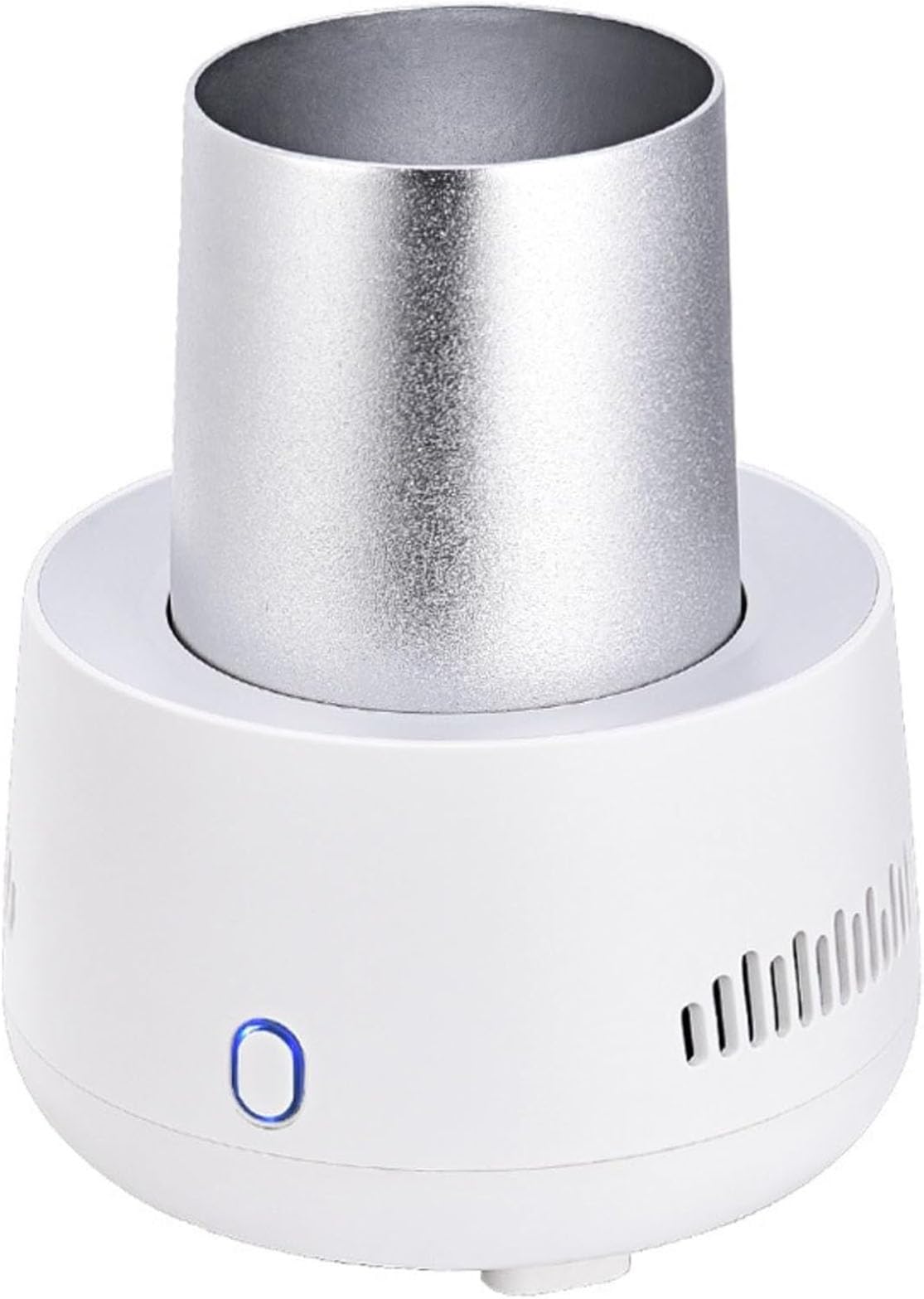 Mini enfriador de bebidas portátil, USB-C taza de enfriamiento rápido para la lata de cerveza refresco, enfriador instantáneo de la bebida fría con la taza interior de aluminio, congelador eléctrico c