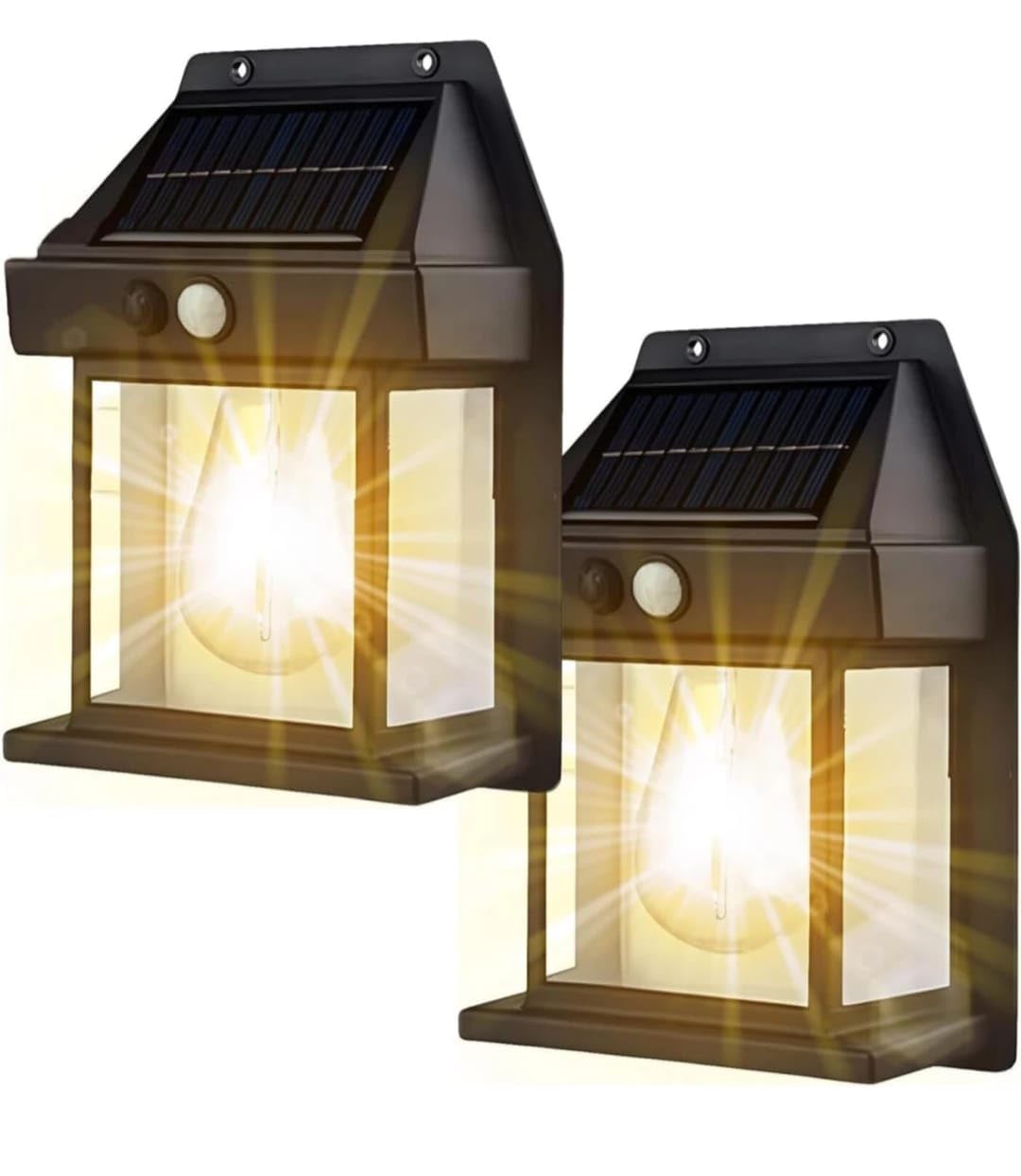 Solar Wall Lights Outdoor Pack of 2, Wireless Motion Sensor Solar Wall Sconce Waterproof Wall Lantern with 3 Modes,LED Exterior Wall Lights for Outdoor Porch, Fence, Courtyard (B0DDKGHXFB) Amazon Price History, Amazon Price Tracker