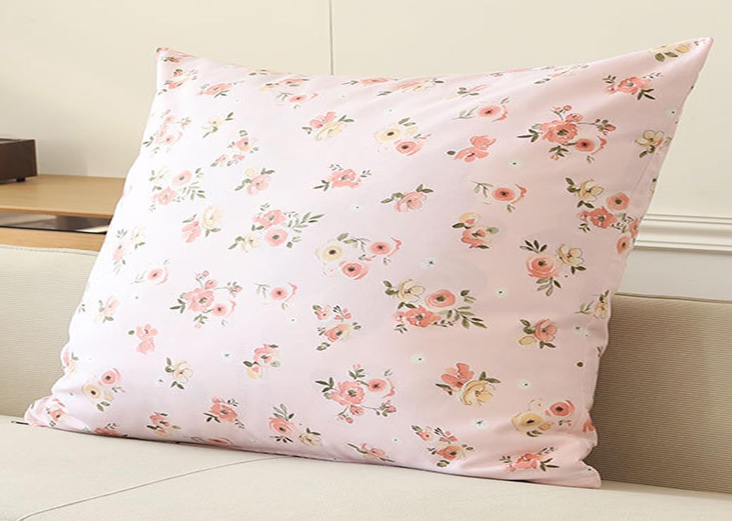 Boho Cotton Canvas Cushion Covers Modern Floral Decorative Pillowcases