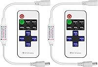 Vista 11 de Mini control remoto inalámbrico RF para luces de tira LED de un solo color 3528 5050, control remoto inalámbrico con conector, atenuador de luz