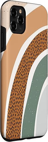Miniatura 3 de iPhone 11 Pro Max Boho Burnt Naranja Medio Arco Con Patrón De Puntos Arcos Caso