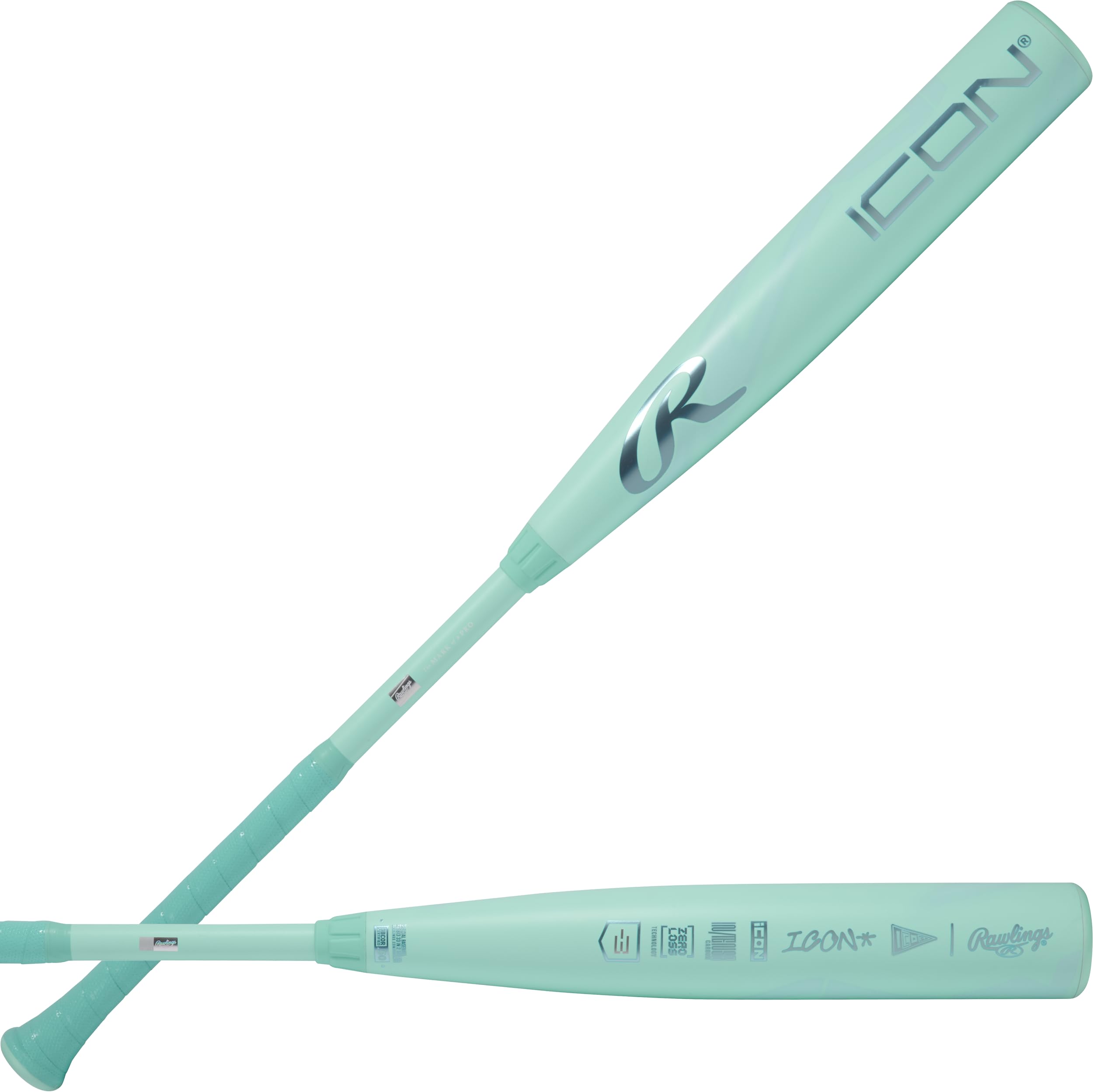 Rawlings | 2026 | ICON Baseball Bat | BBCOR | -3 Drop | 2 5/8” Barrel | 2 Pc. Composite