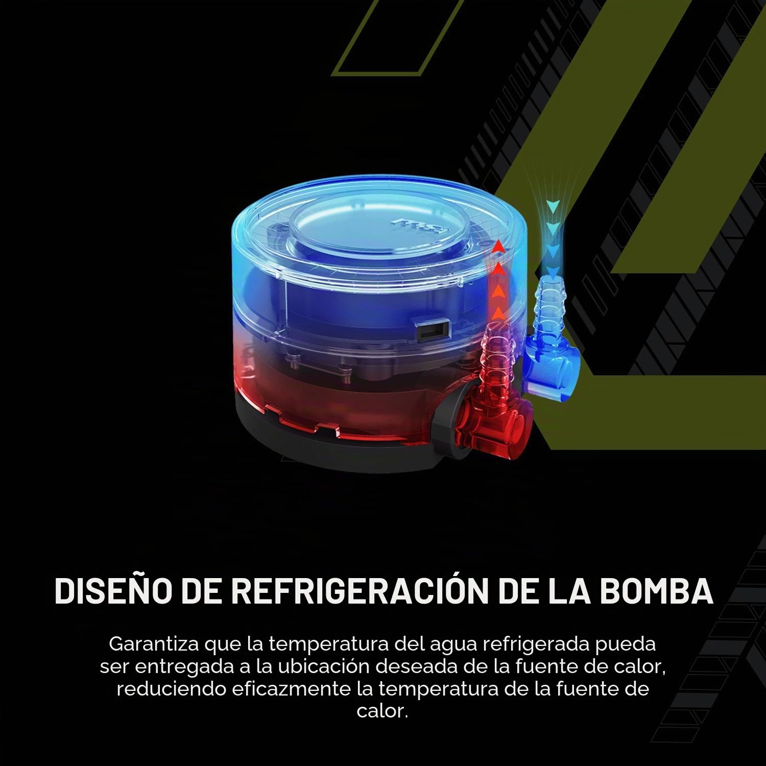 MSI MAG CORELIQUID E240 - Enfriador líquido AIO RGB para CPU - Radiador de 240 mm - Ventiladores dobles ARGB PWN de 120 mm.