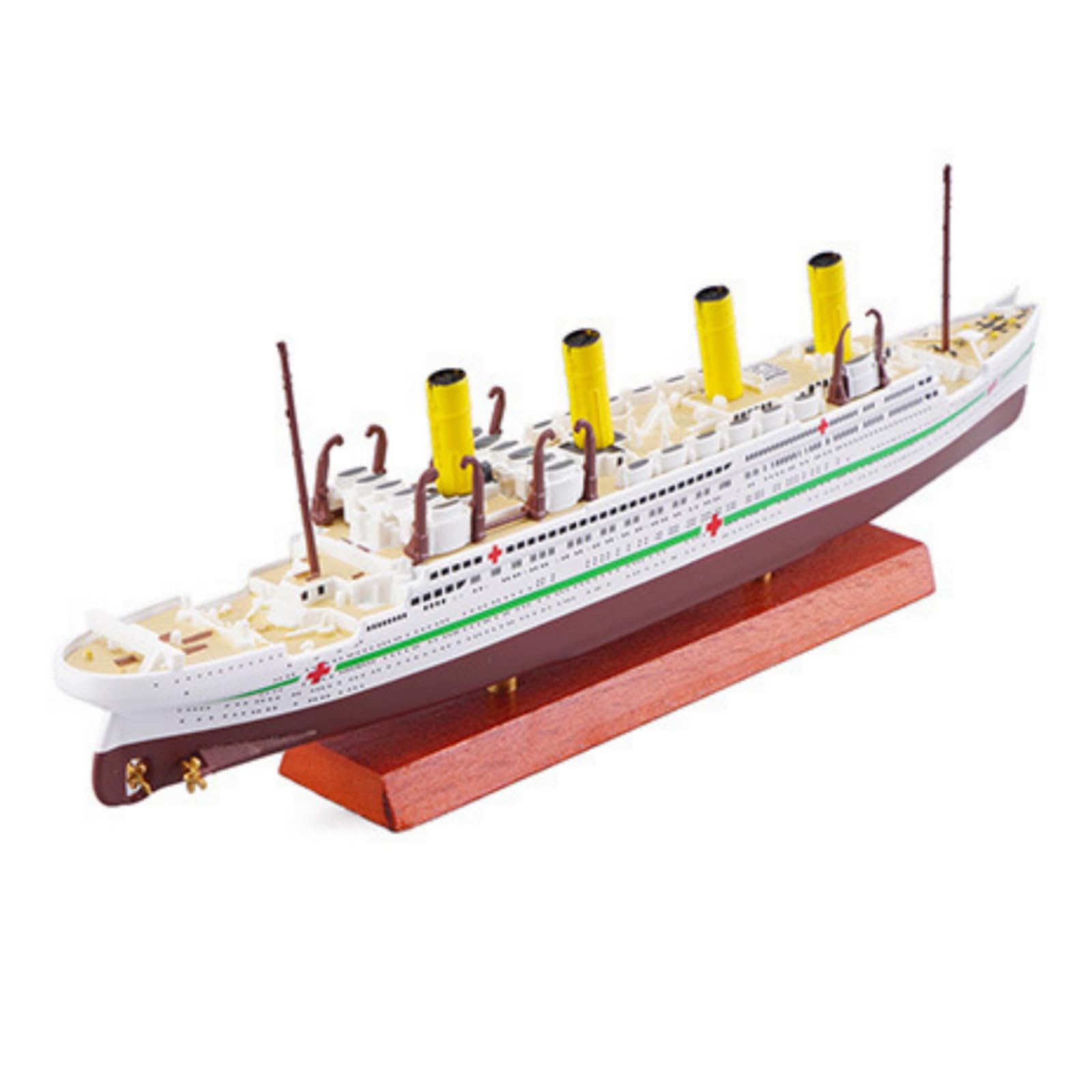 1:1250 Scala HMHS Britannic Cruise Ship Model Alloy Die-Cast Vessel Steamship Miniature Hobby Model Kit per adulti e bambini
