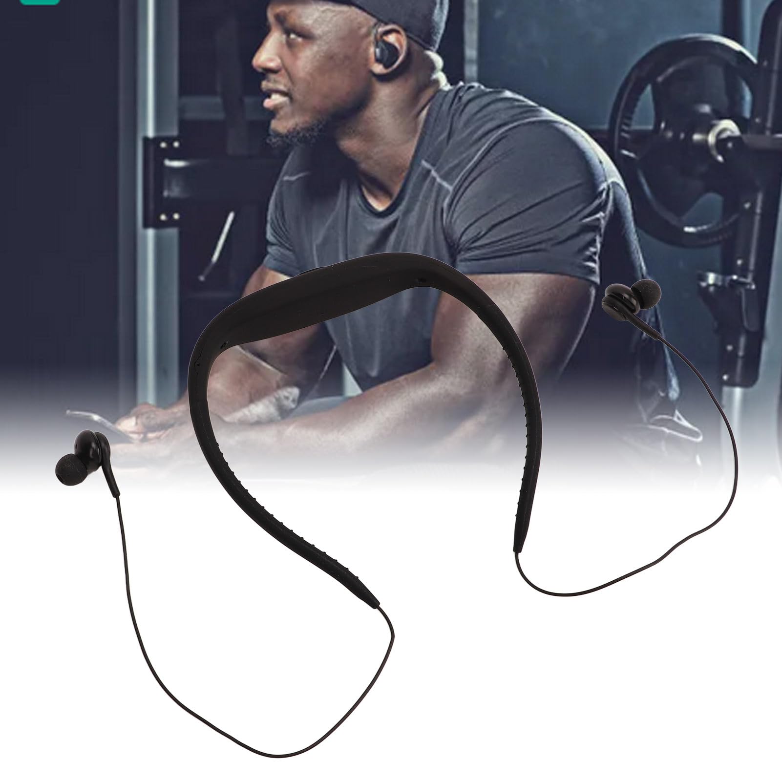 IPX8 Swimming Headph Mpusic Player con Radio FM para Deportes acuáticos, posphs livianos y cómodos para Actividades de natación, Carrera y acondicionamiento físico