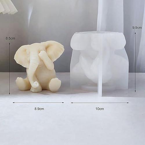 Miniatura 3 de Molde de elefante 3D, molde de resina de elefante, molde para animales, joyería de elefante, moldes de fundición de resina hecho a mano, moldes de