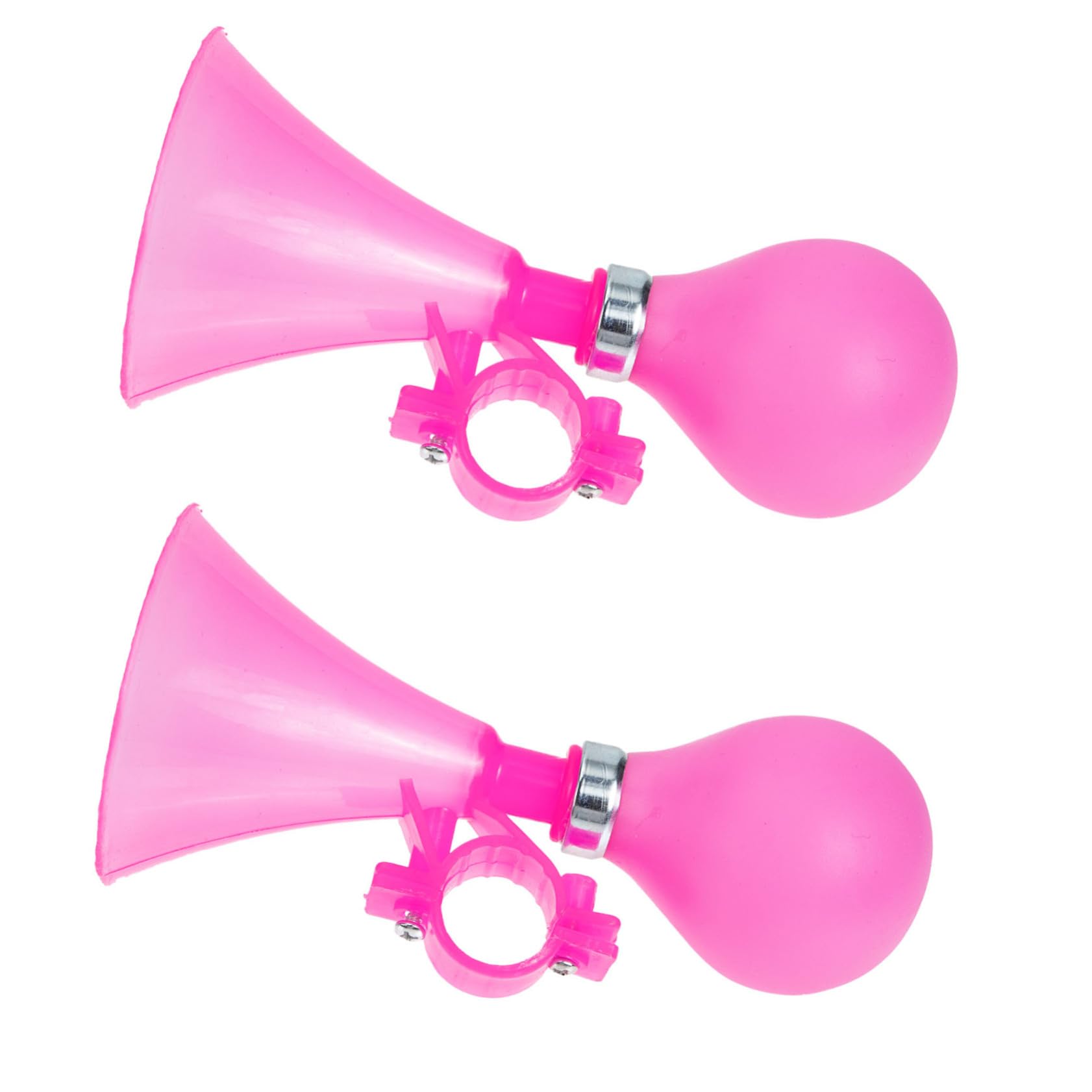 ifundom 2pcs Clown Air Squeeze Horns for Scooters Plastic Bells Crisp Sound Easy Installation for Boy Girl Adults Fun Accessories for Road Vehicles