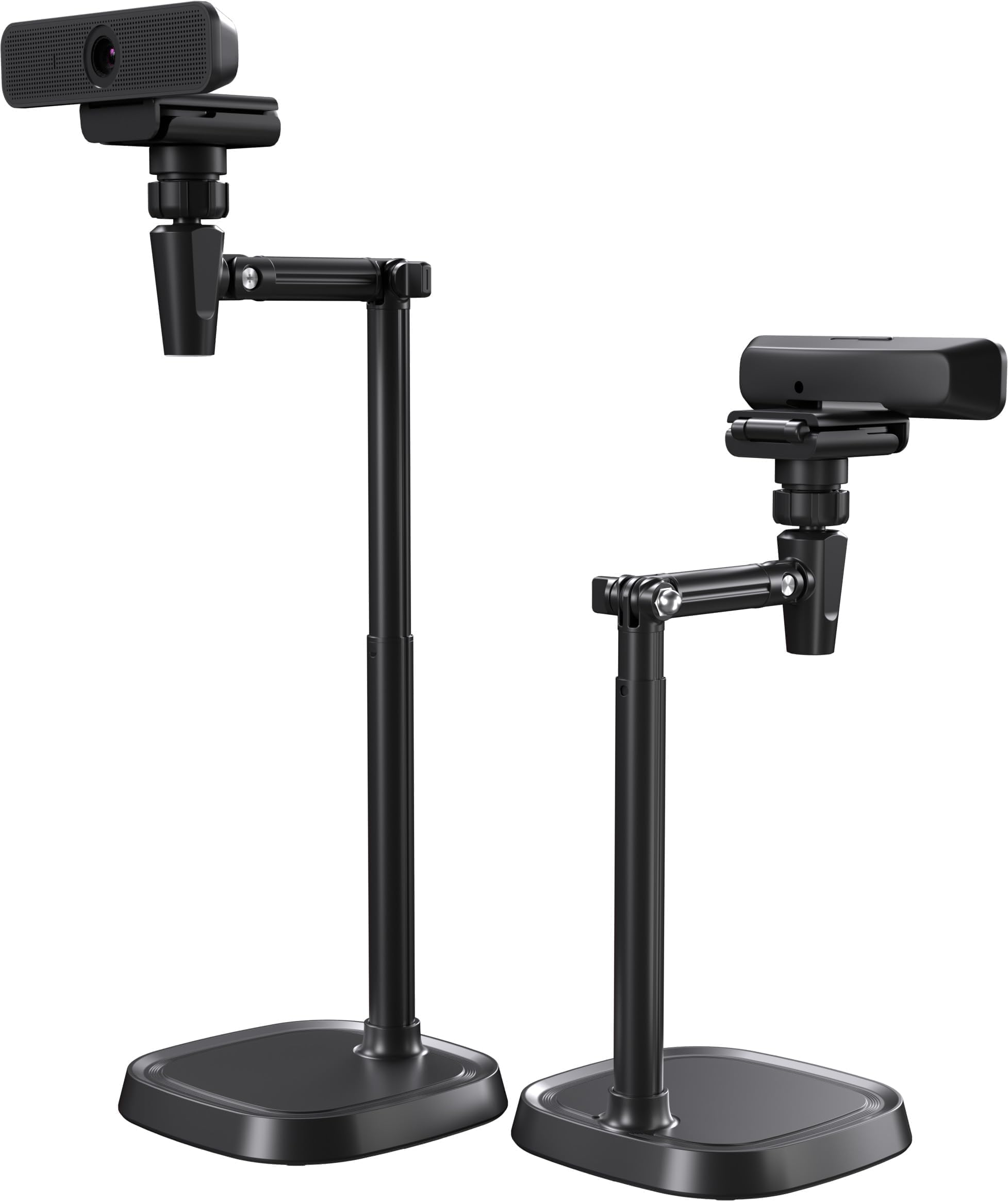 Soporte para cámara web, teléfono celular, C925e, C922x, C922, C930e, C930, C920, C615, Brio 4K, cámara réflex digital, luz derecha 1/4 pulgadas (negro)
