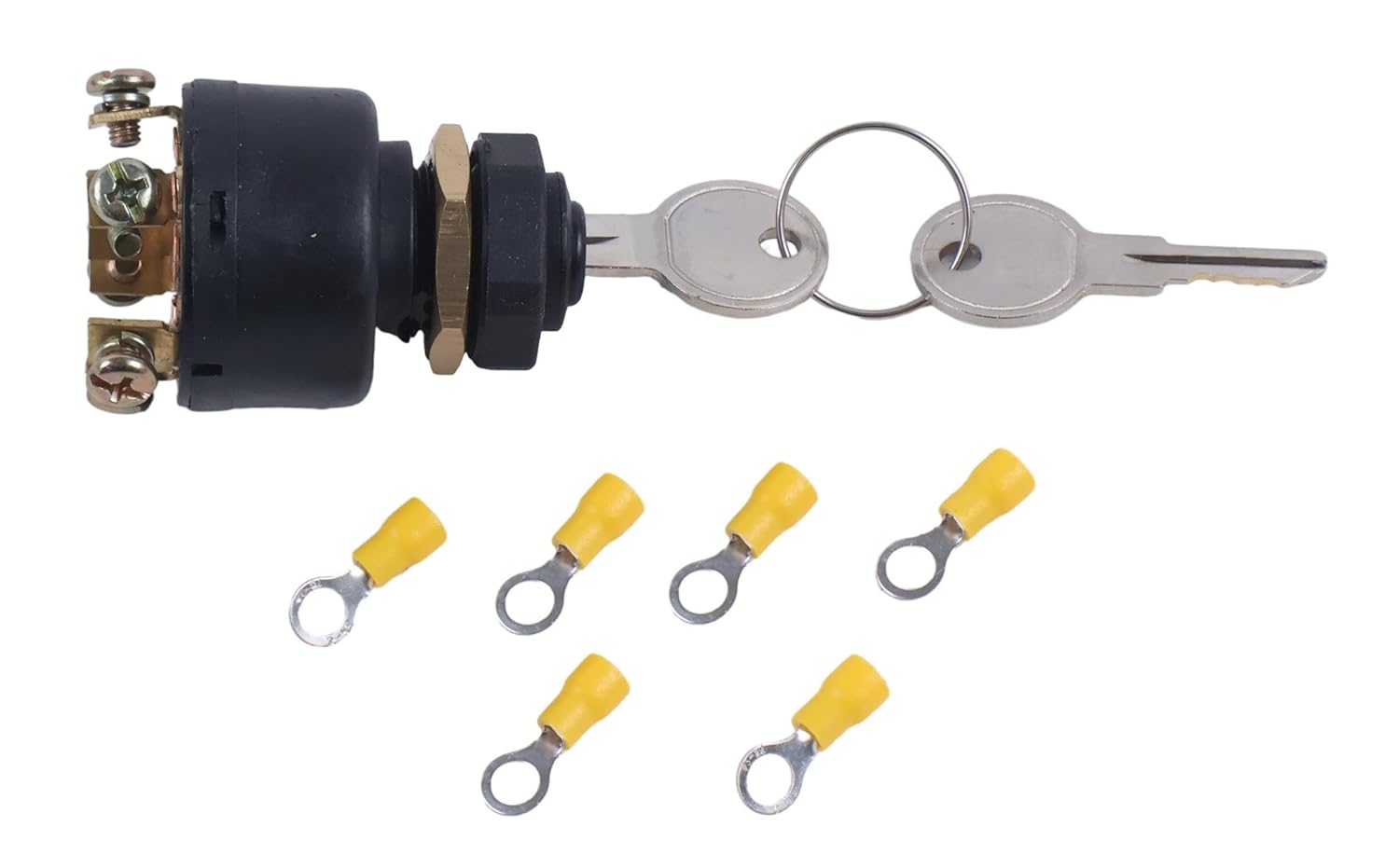 Ignition Starter Switch 50-11651 Compatible with Johnson/Evinrude, Push to Choke