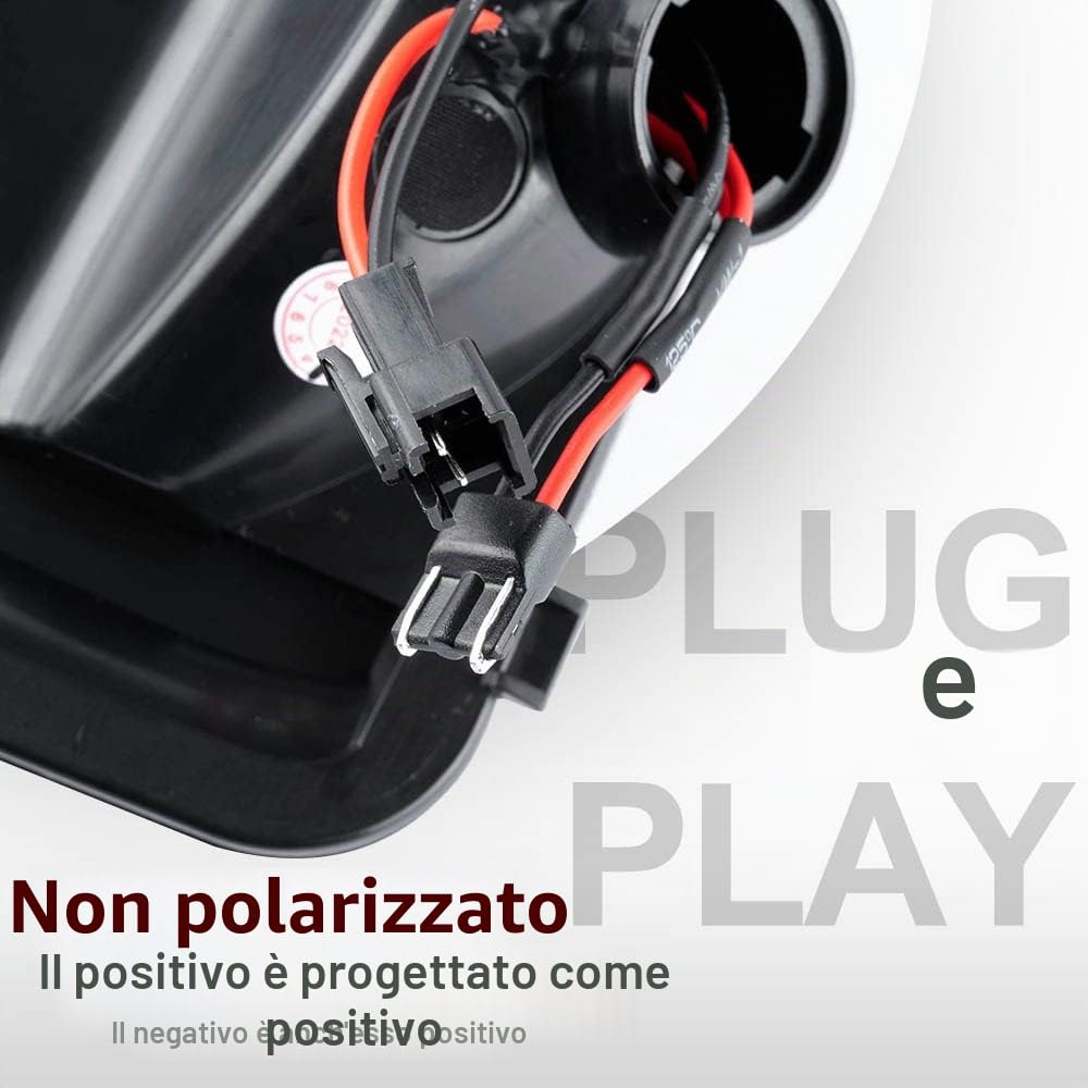 Luce LED per specchietto laterale indicatore di direzione per Fiat Ducato per Peug.eot Boxer per Citr.oen Jumper Relè Mk3 Retrovisore Lampeggiatore Ripetitore Illuminazione