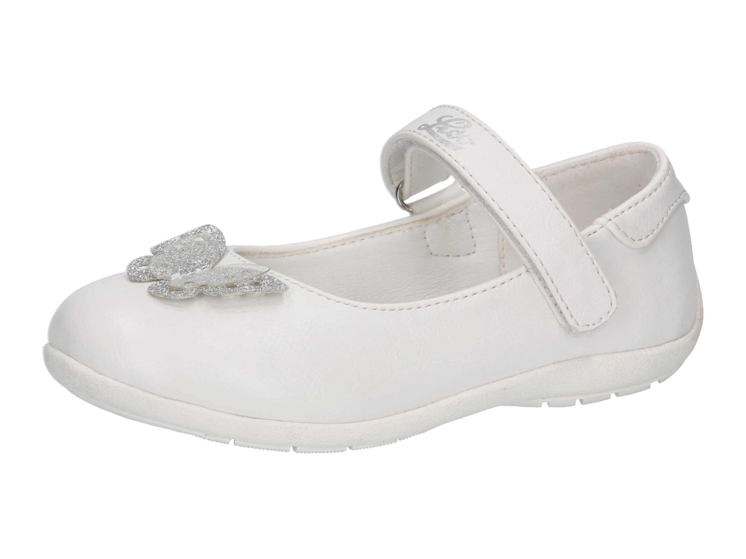 Lico Boys Girls Nerina V Ballet Flats, White, 28 EU, White, 10 UK Child